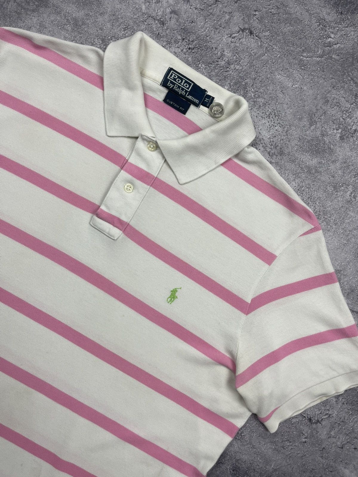Polo Ralph Lauren Vintage Polo Ralph Lauren Striped Polo Shirt Size US M / EU 48-50 / 2 - 7 Thumbnail