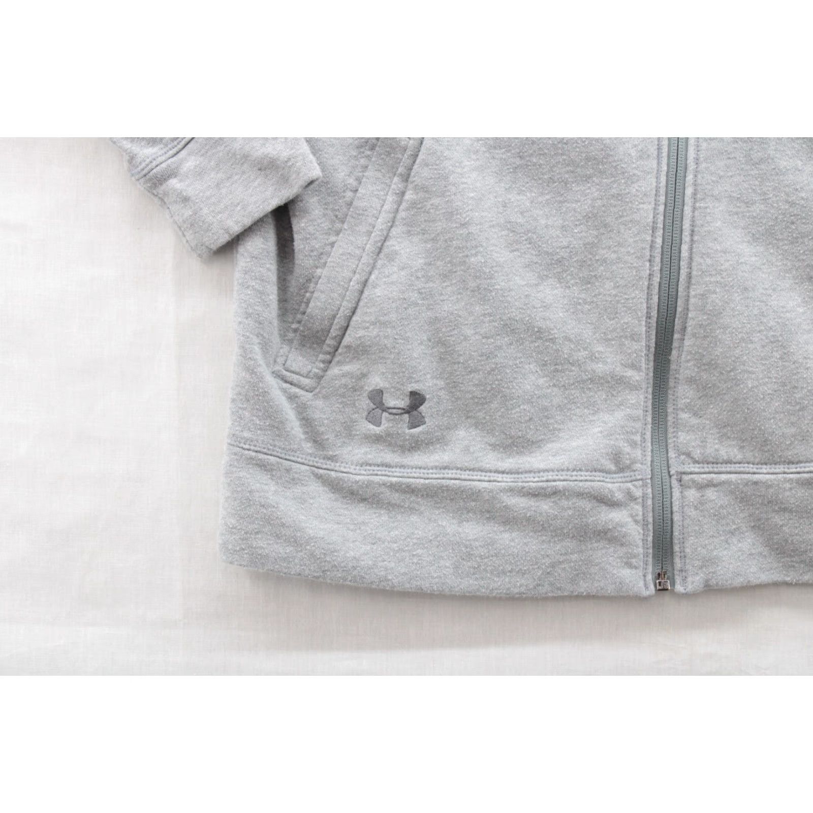Under Armour Under Armour UA ColdGear Traveler Full Zip Women's Jacket Large Gray Size L / US 10 / IT 46 - 3 Thumbnail