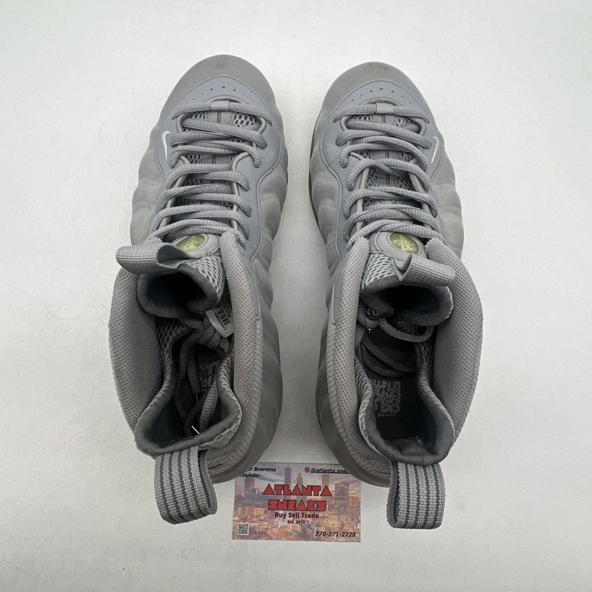 Nike Air Foamposite one wolf grey Size US 9.5 / EU 42-43 - 6 Thumbnail