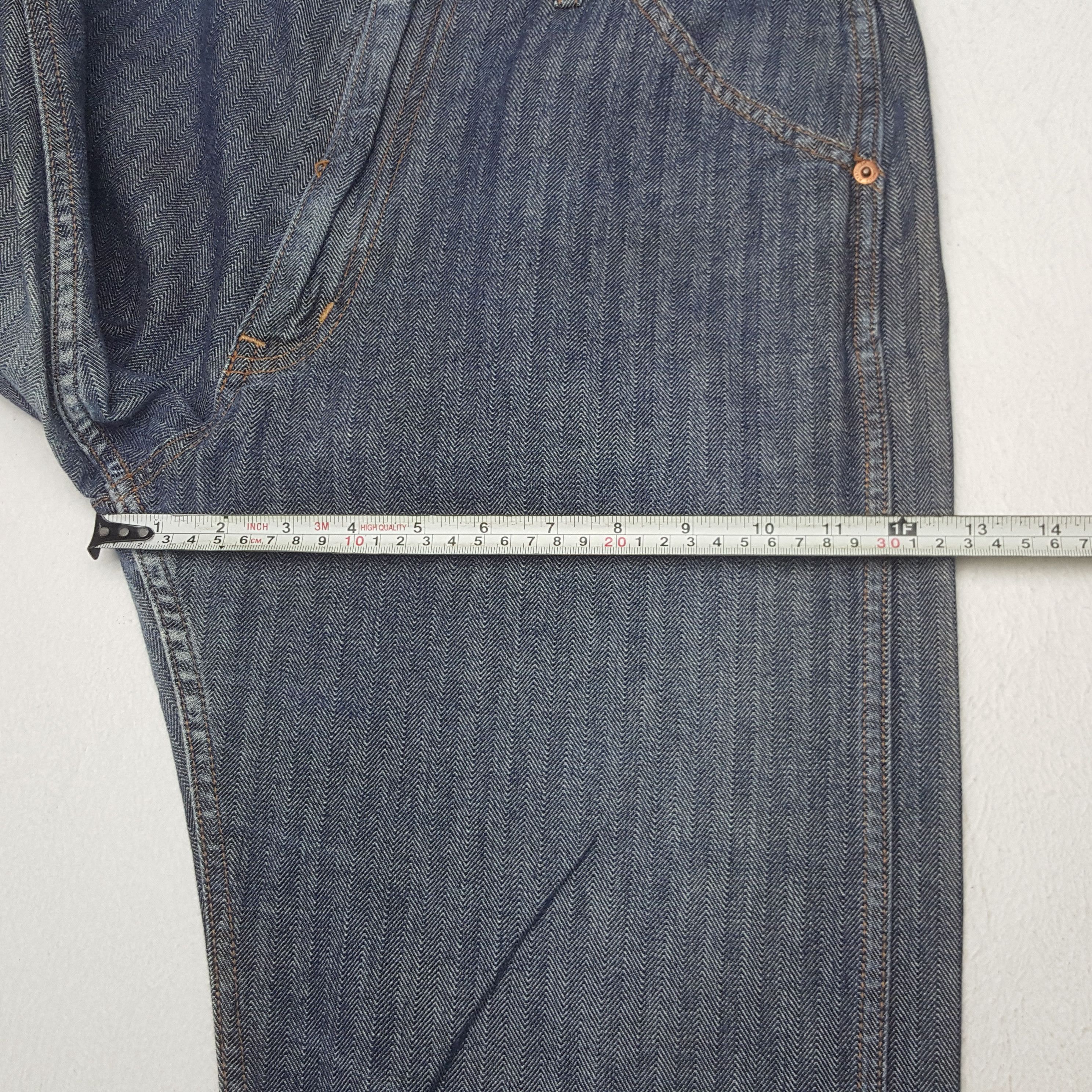 Hysteric Glamour × Japanese Brand × Vintage Vintage Hysteric Glamour Custom Art Logo Denim Jeans Size US 32 / EU 48 - 9 Thumbnail
