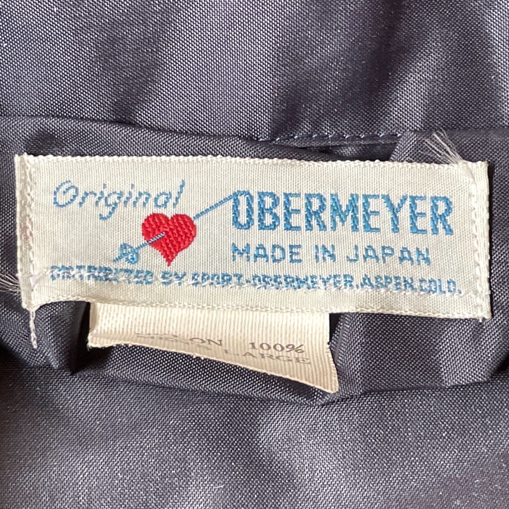 Obermeyer VINTAGE Obermeyer Blue Windbreaker Jacket Hood L Made In Japan Mens Size US L / EU 52-54 / 3 - 7 Thumbnail