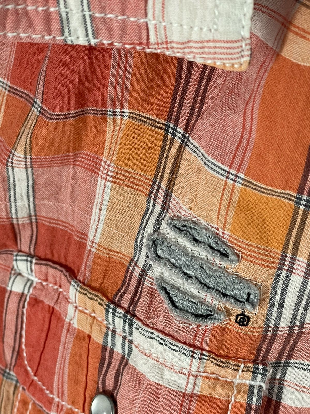 Vintage Y2K Harley Davidson Streetwear Glamour Button Up Shirt Size M / US 6-8 / IT 42-44 - 11 Thumbnail