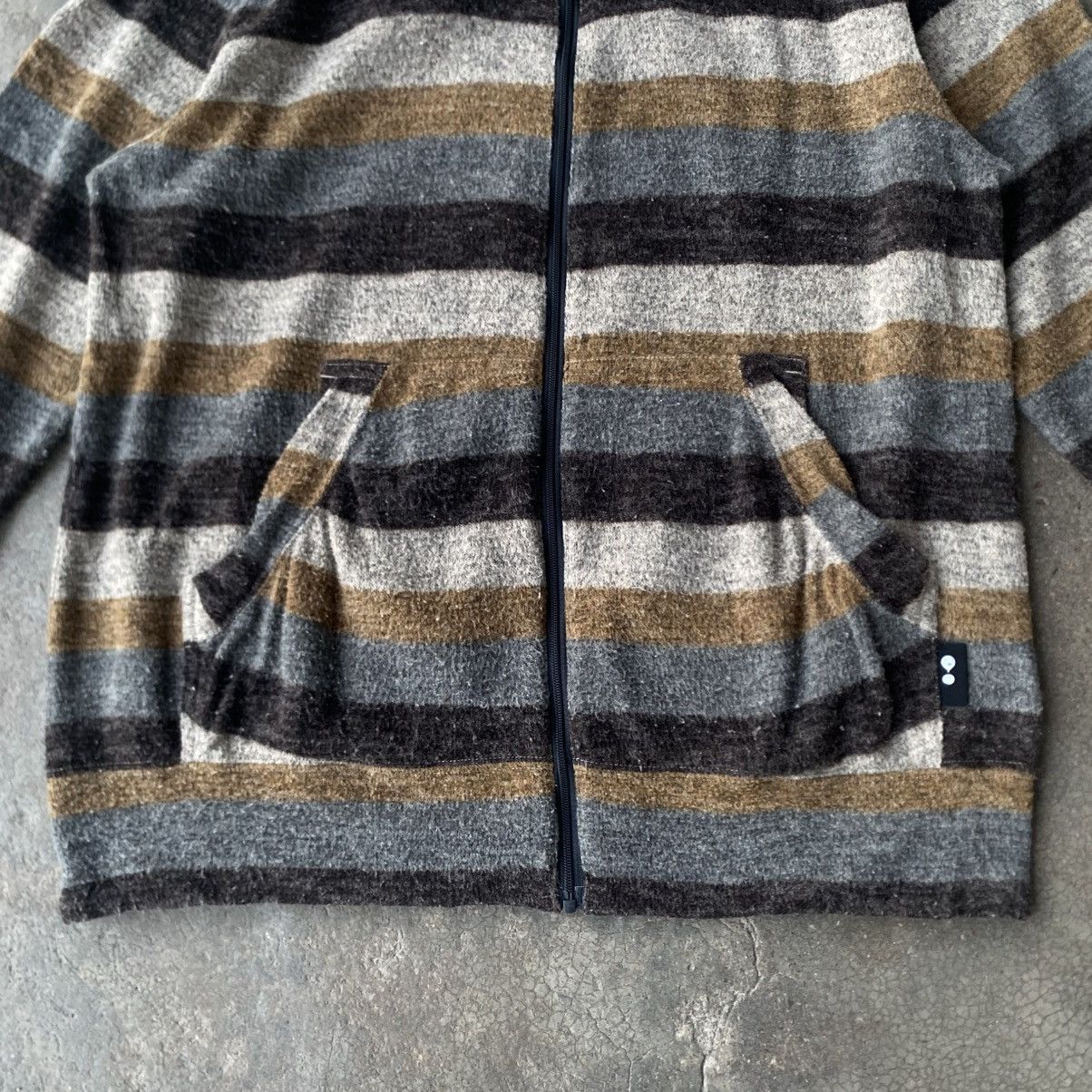 Issey Miyake Issey Miyake Mercibeaucoup Striped Zip Hoodie Jacket Size S / US 4 / IT 40 - 7 Thumbnail