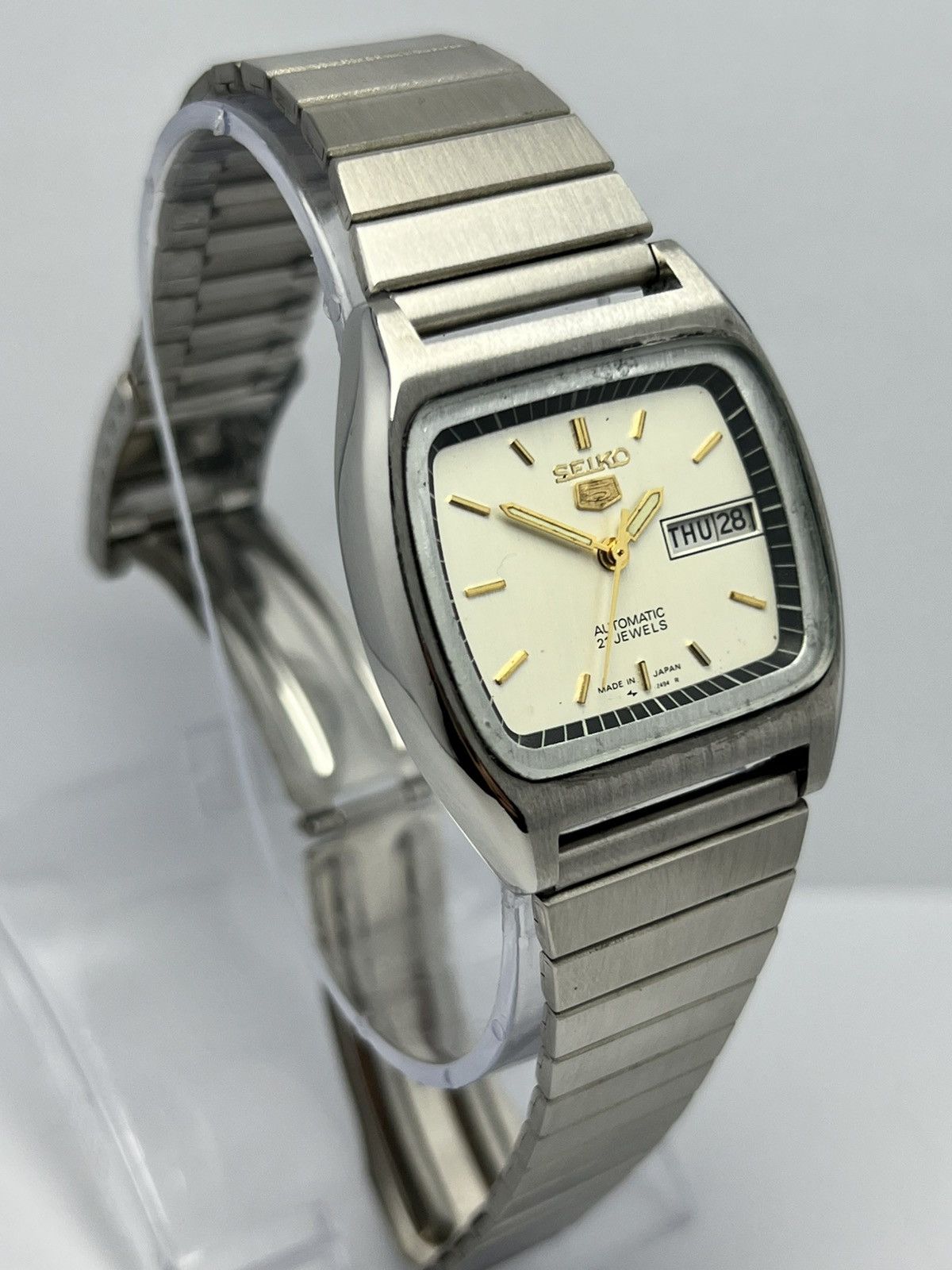 Seiko Seiko 5 Automatic 6309 Vintage 36mm Black Dial Watch Size 36 - 4 Thumbnail