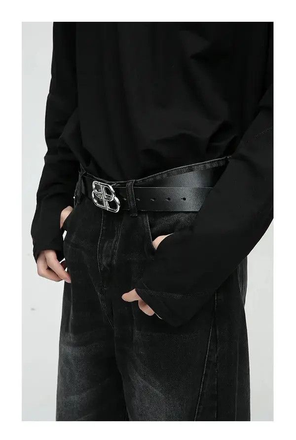 VIBE Washed Black Baggy Denim Jeans Size US 33 - 4 Thumbnail