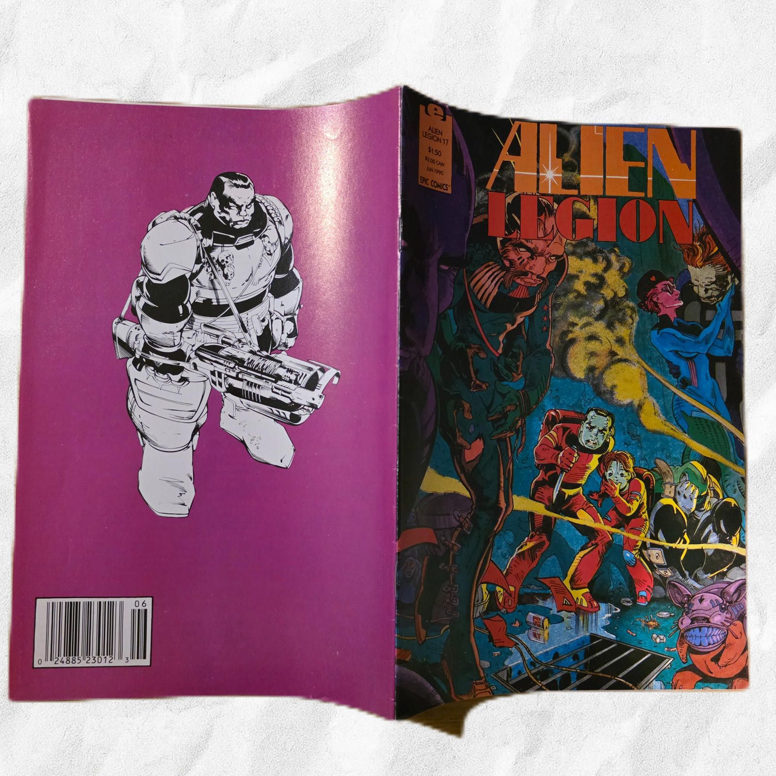 Other Alien Legion #17 NM 1990 Epic Force Nomad Comic (C) Size ONE SIZE - 3 Thumbnail