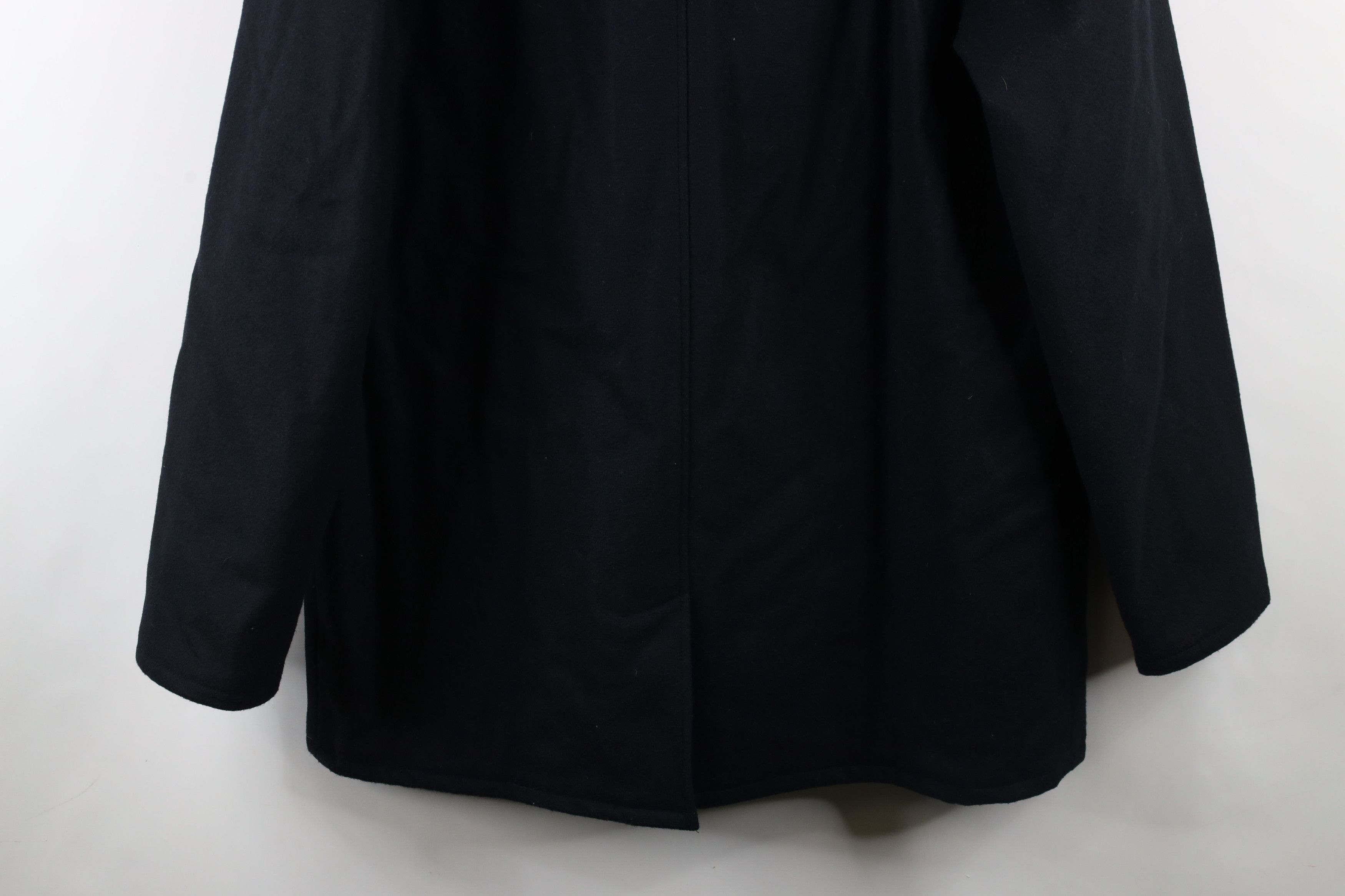 Eddie Bauer × Vintage Vintage Eddie Bauer Double Breasted Wool Peacoat Navy Blue Size US XL / EU 56 / 4 - 13 Thumbnail
