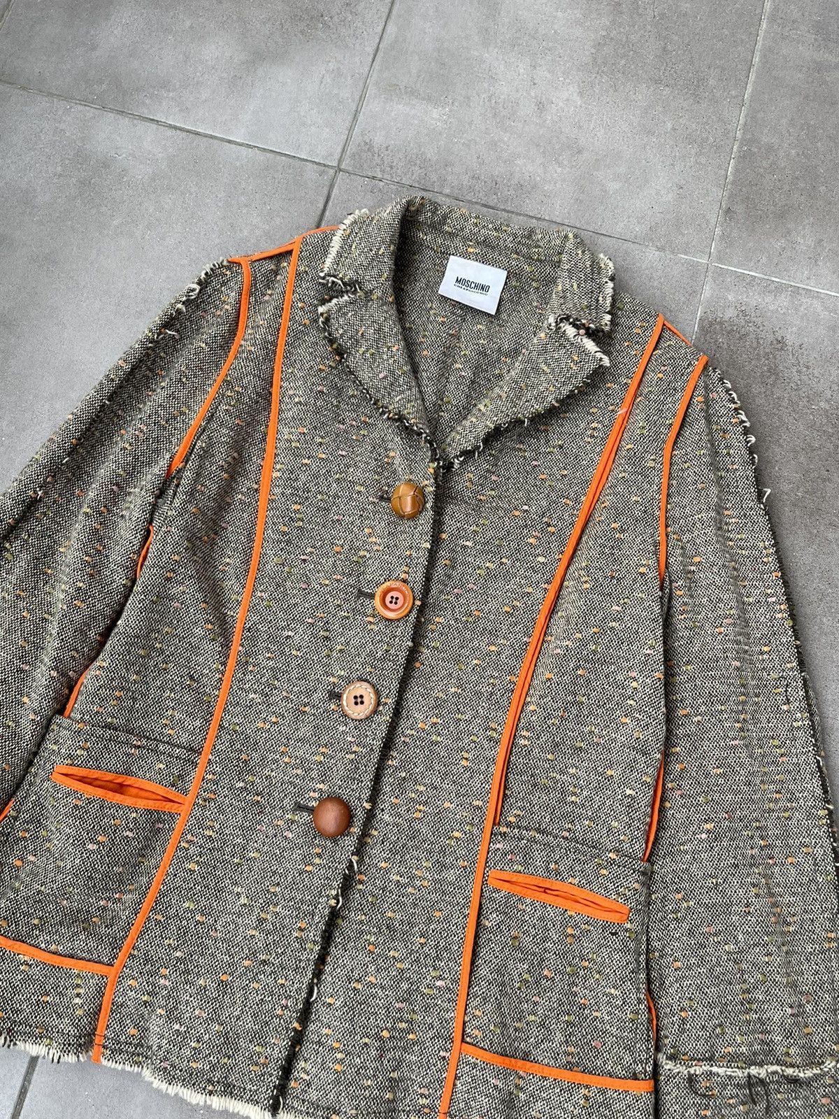 Moschino Moschino Cheapandchic Reworked Stitched Blazer Jacket Size M / US 6-8 / IT 42-44 - 6 Thumbnail
