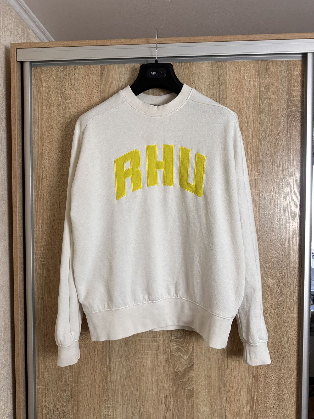 Rhude × Zara 🔥 Oversized Logo Sweatshirt Rhude x Zara Rhuigi Pullover Size US M / EU 48-50 / 2 - 1 Thumbnail