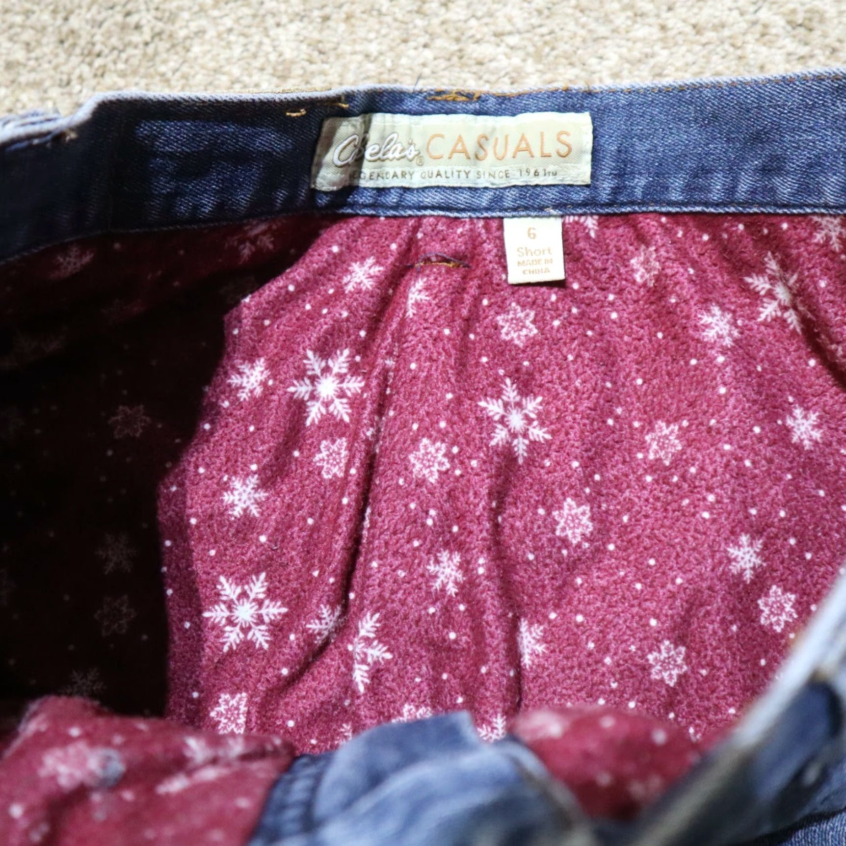 Vintage Cabela's Pants - Pants - Women - Adult Size 6 - Blue - 31" Inseam - Casual Outdoor Twill Chino Stretch Jeans Style Size 28" / US 6 / IT 42 - 2 Thumbnail