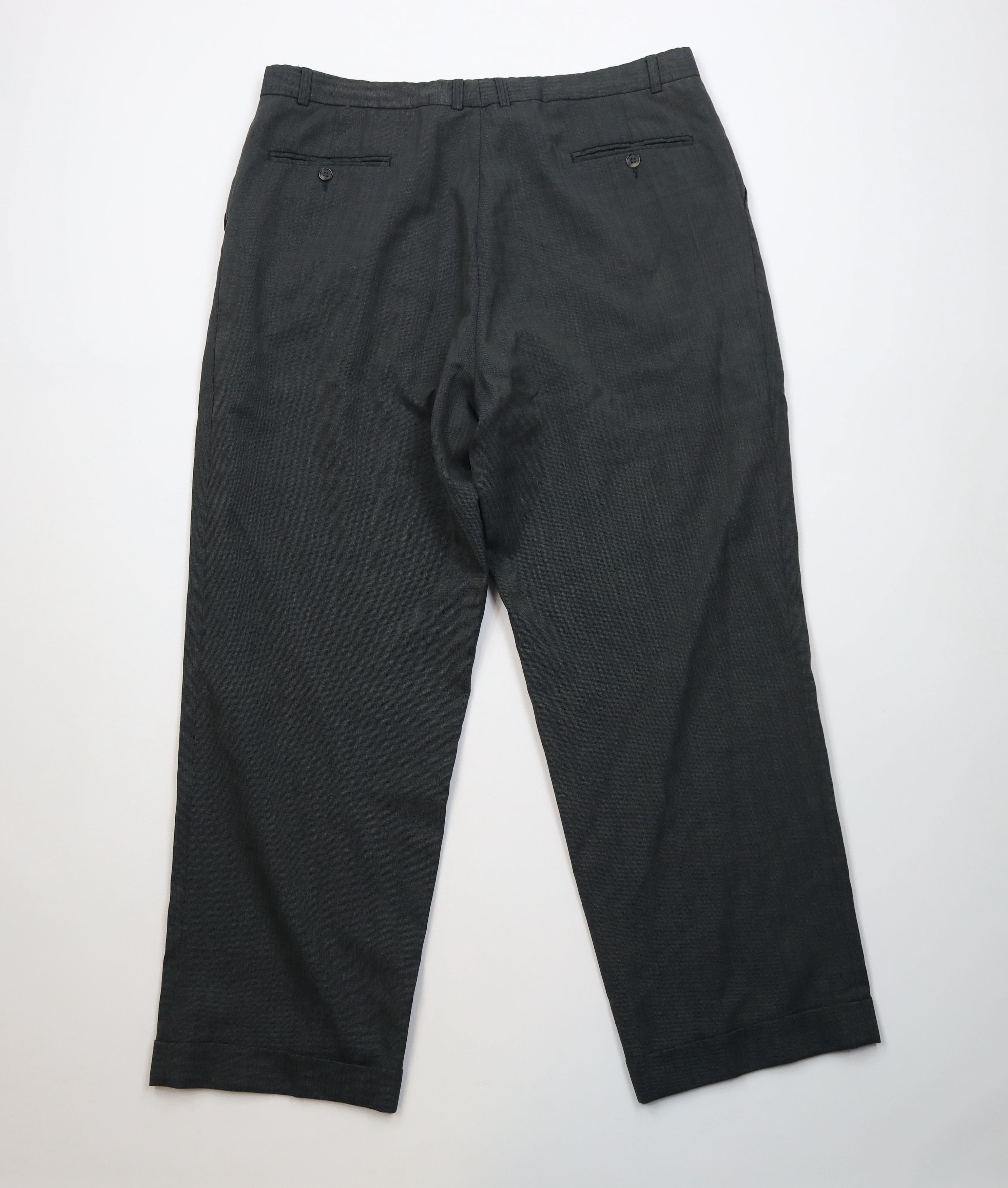 Vintage Vintage 90s Streetwear Gabardine Knit Wide Leg Chino Pants Size US 38 / EU 54 - 11 Thumbnail