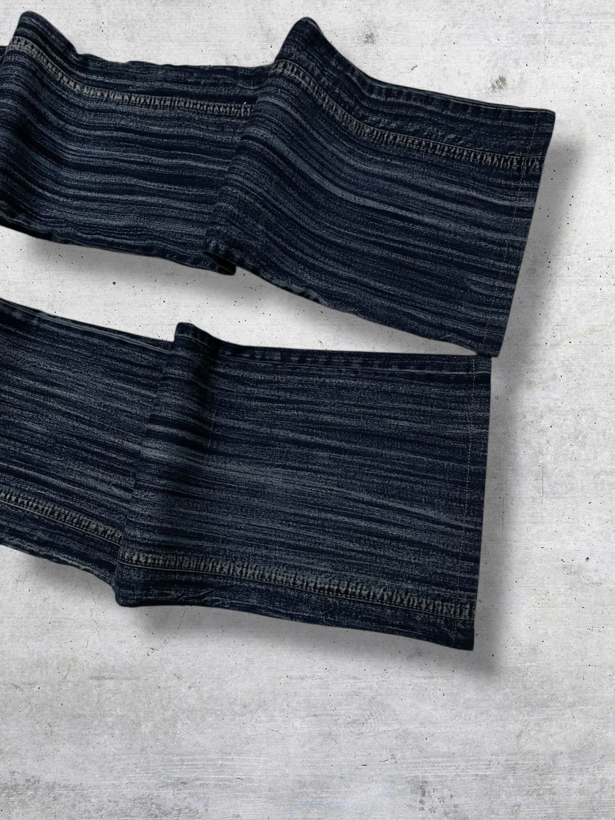 Tornado Mart VINTAGE SUNROSE JAPAN DESIGNER 90S OG TRIBAL FLARED DENIM Size US 29 - 5 Thumbnail