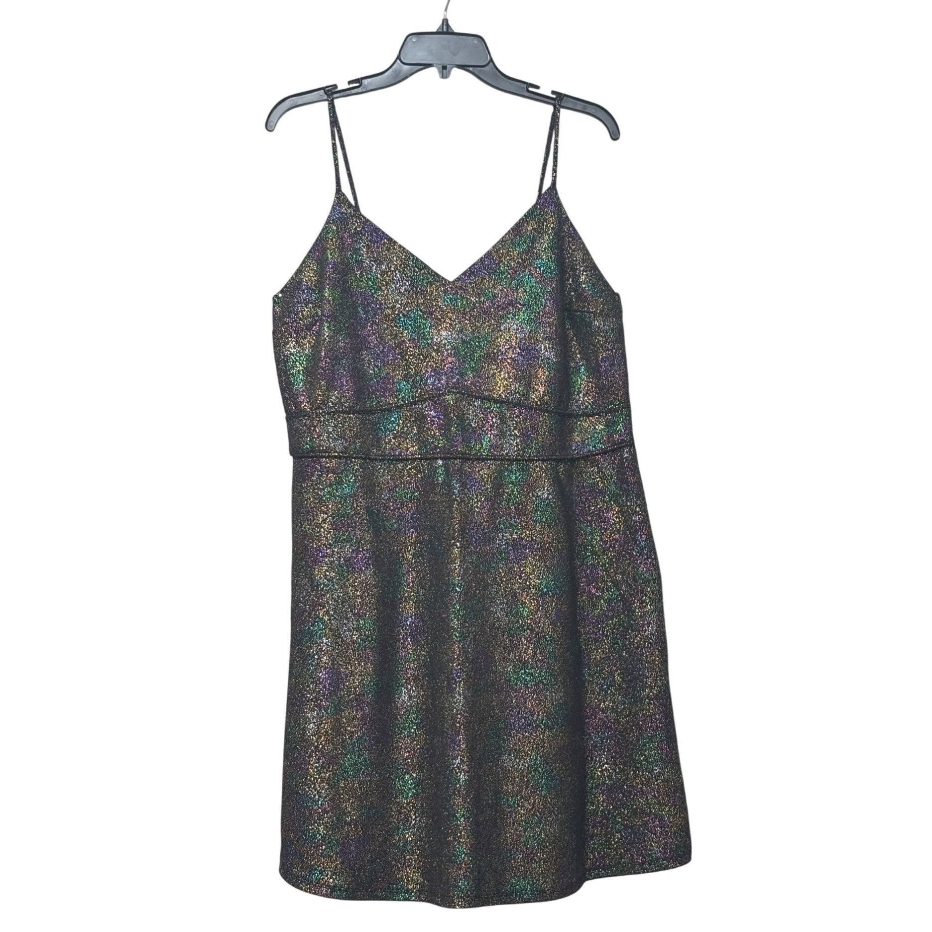 Other Monteau Trendy Plus Size Multicolor-Foil Skater Dress, Sz. 2 Size ONE SIZE - 5 Thumbnail