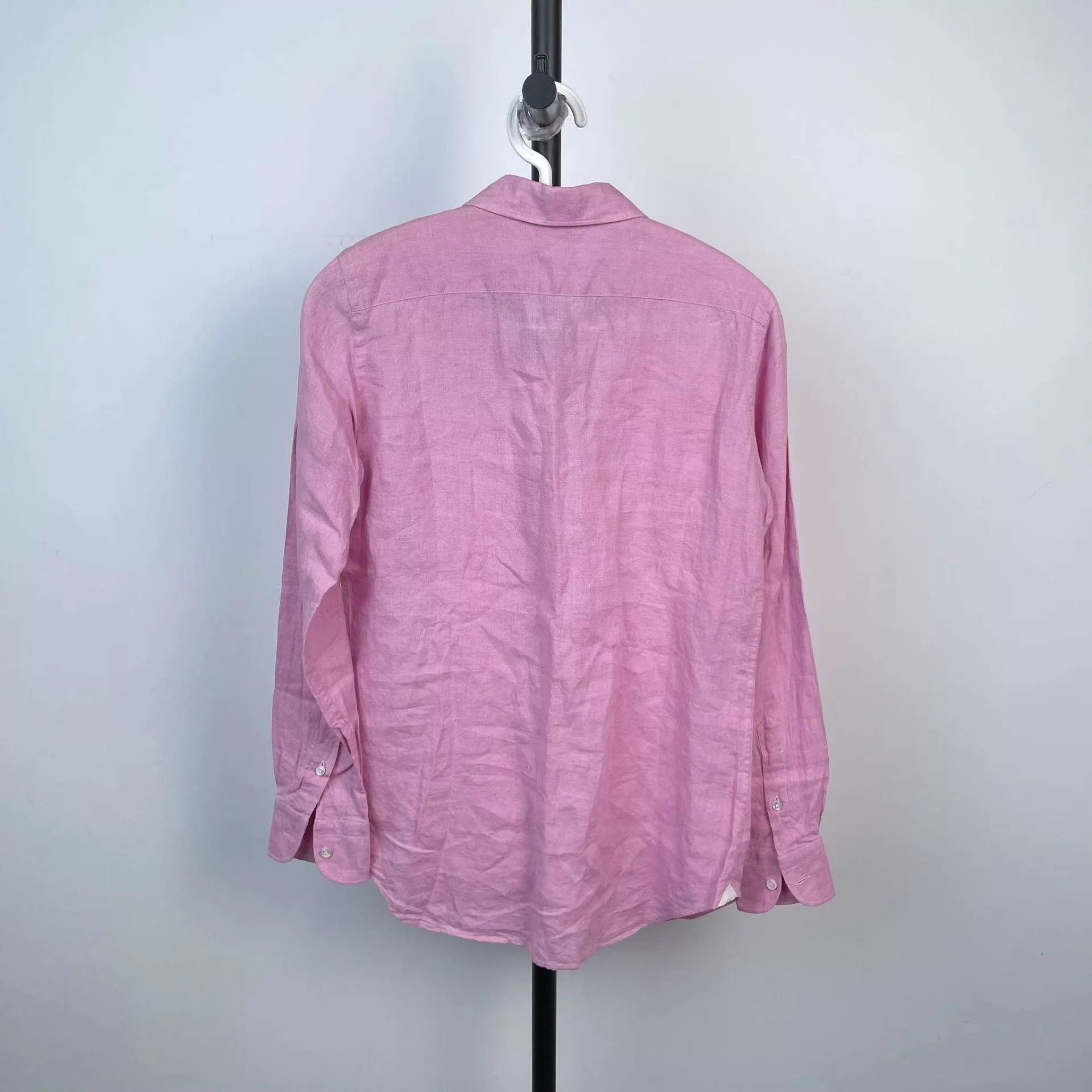 Loro Piana Loro Piana 97 New cotton long-sleeve shirt pink 38 Size XS / US 0-2 / IT 36-38 - 2 Thumbnail