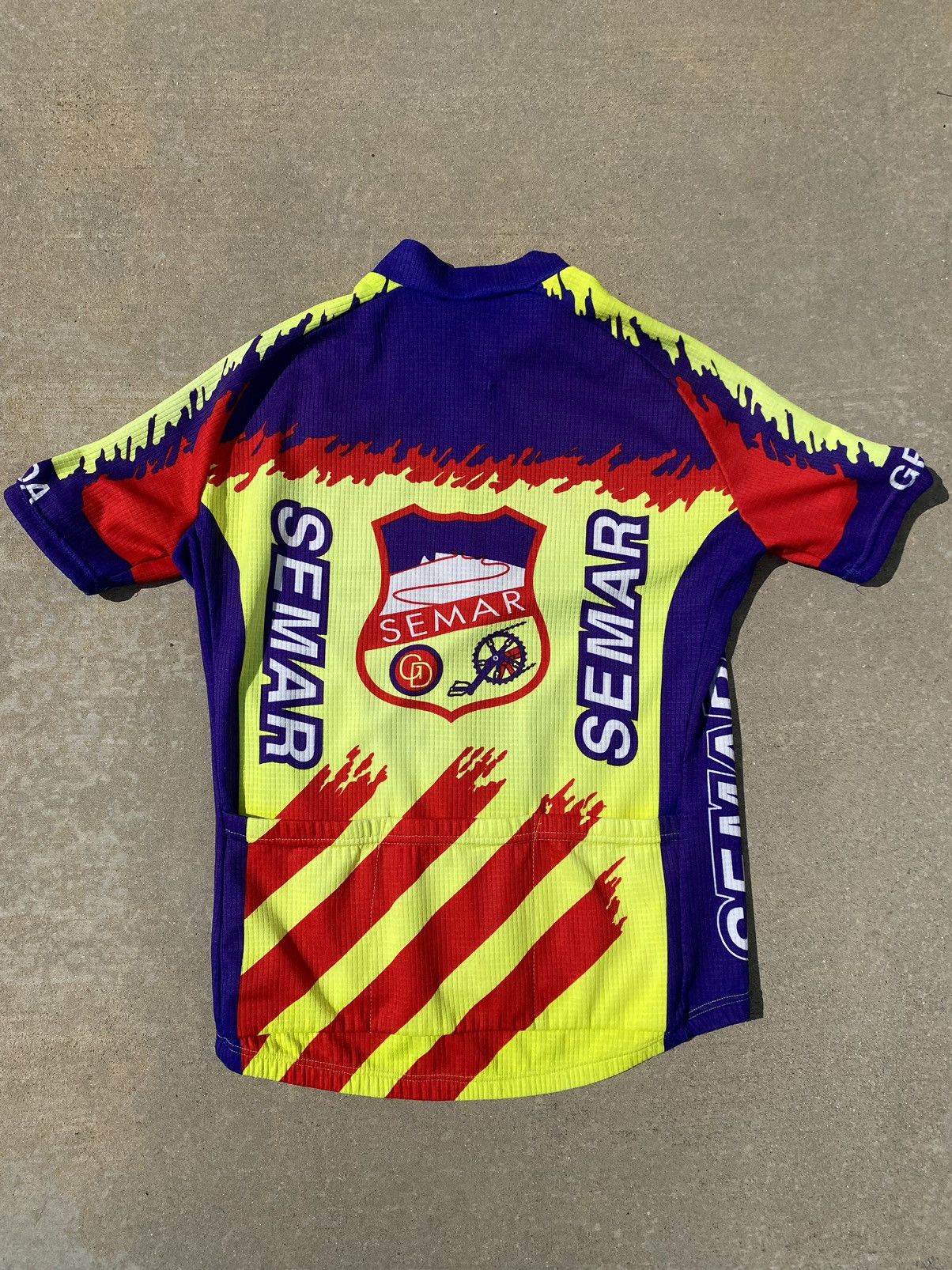Vintage VINTAGE Spain Semar Elite Cycling Top Size US S / EU 44-46 / 1 - 4 Thumbnail