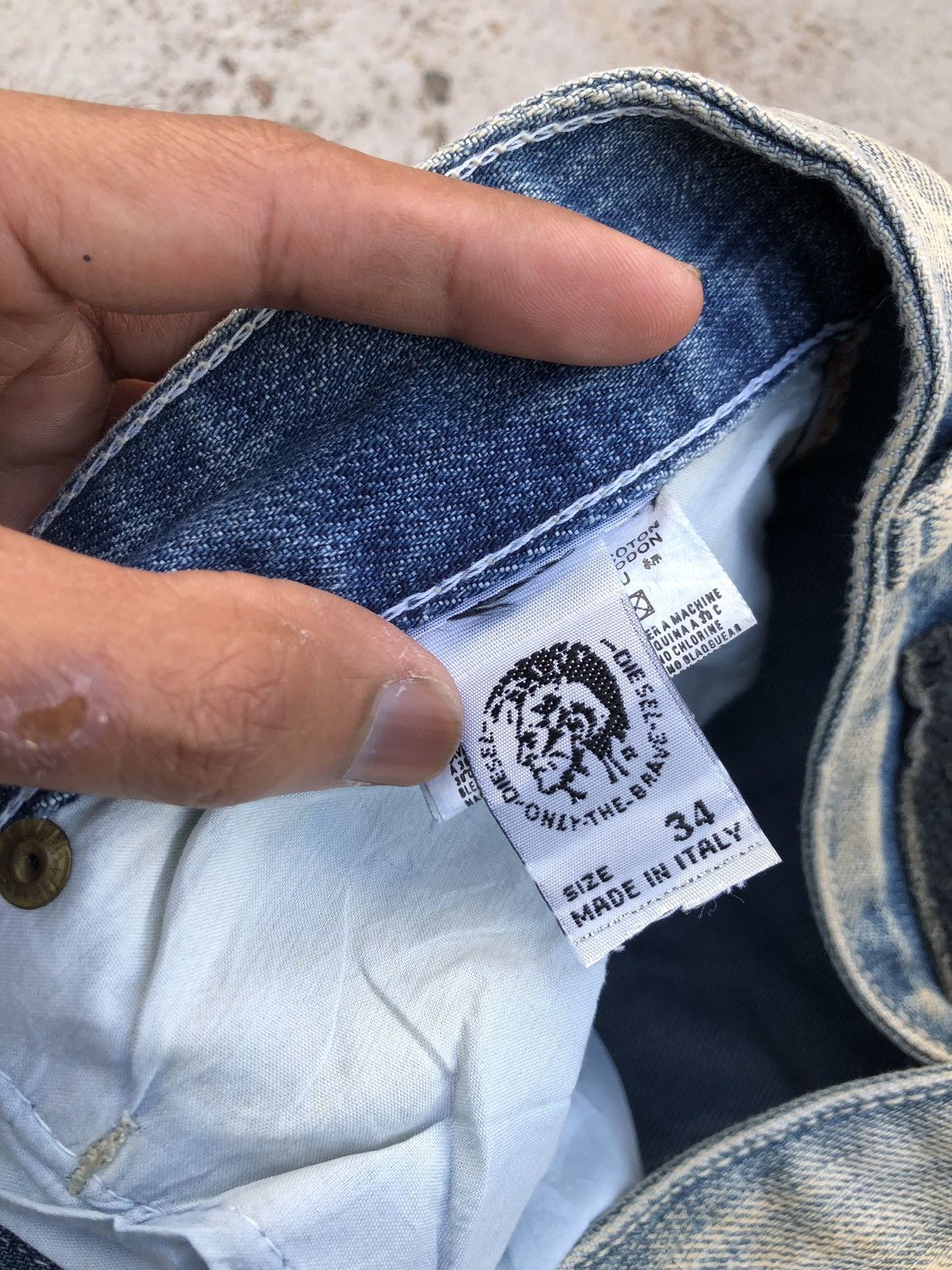 Diesel WIDE LEG RUSTY DENIM BY DIESEL Size US 33 - 5 Thumbnail