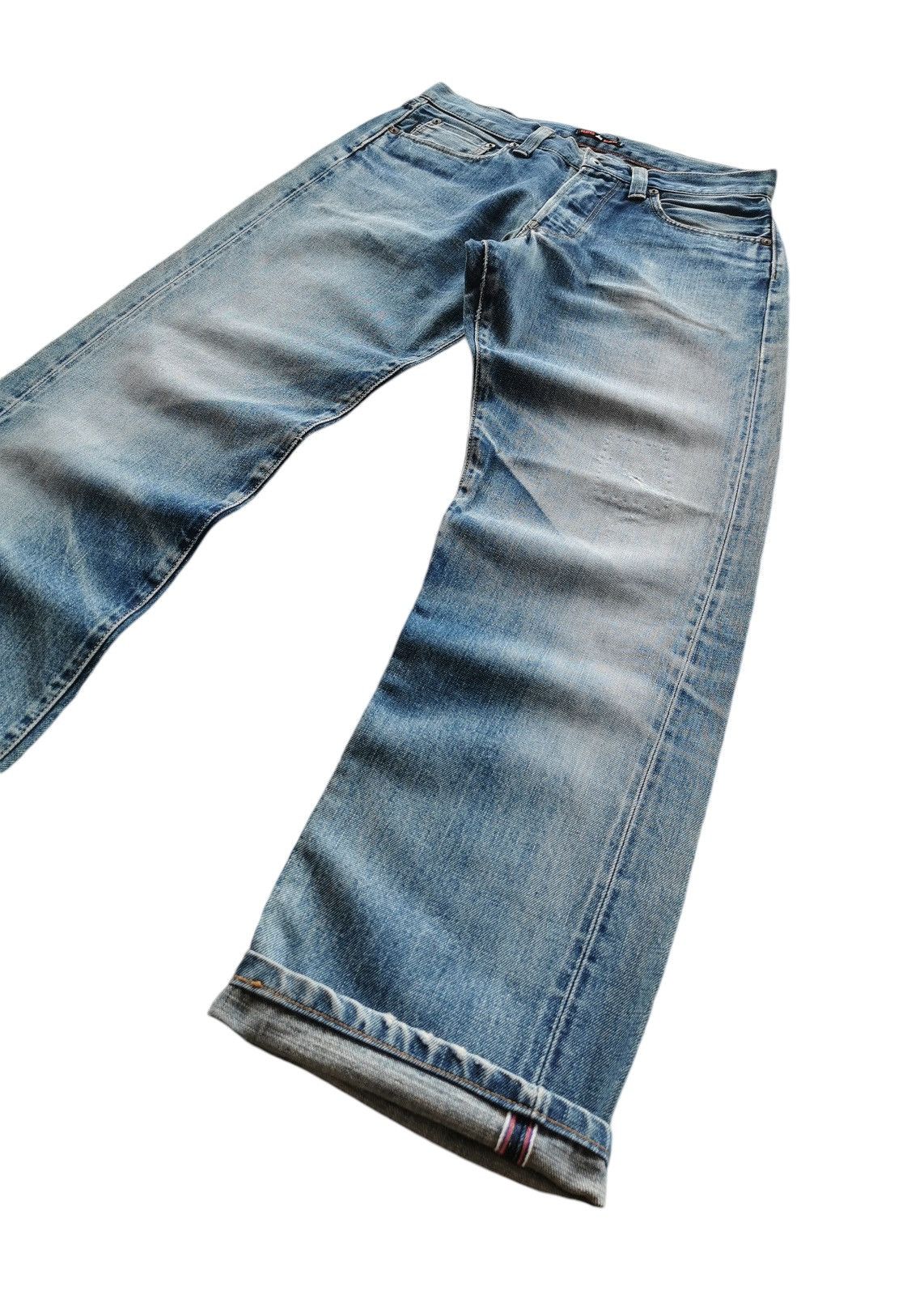 Japanese Brand × Paul Smith × Paul Smith Red Ear Paul Smith Red Ear Selvedge & Crash Crook Selvedge Size US 30 / EU 46 - 2 Thumbnail