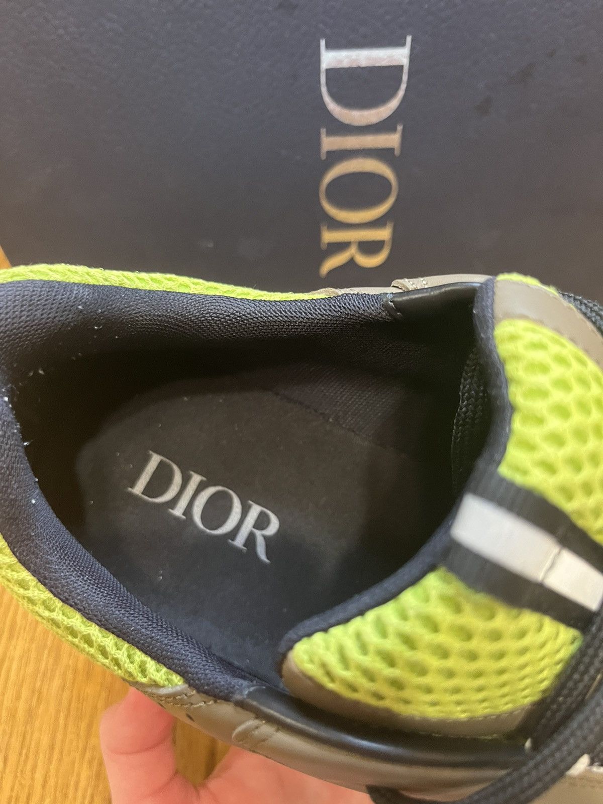 Dior Dior B22 Sneaker Brown/Green Size US 12 / EU 45 - 9 Thumbnail