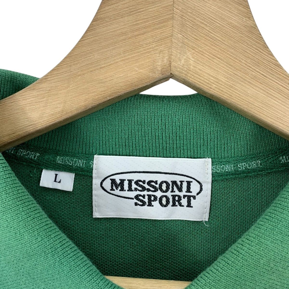 Missoni × Vintage Vintage MISSONI SPORT small logo embroidery polo tee Size US L / EU 52-54 / 3 - 3 Thumbnail