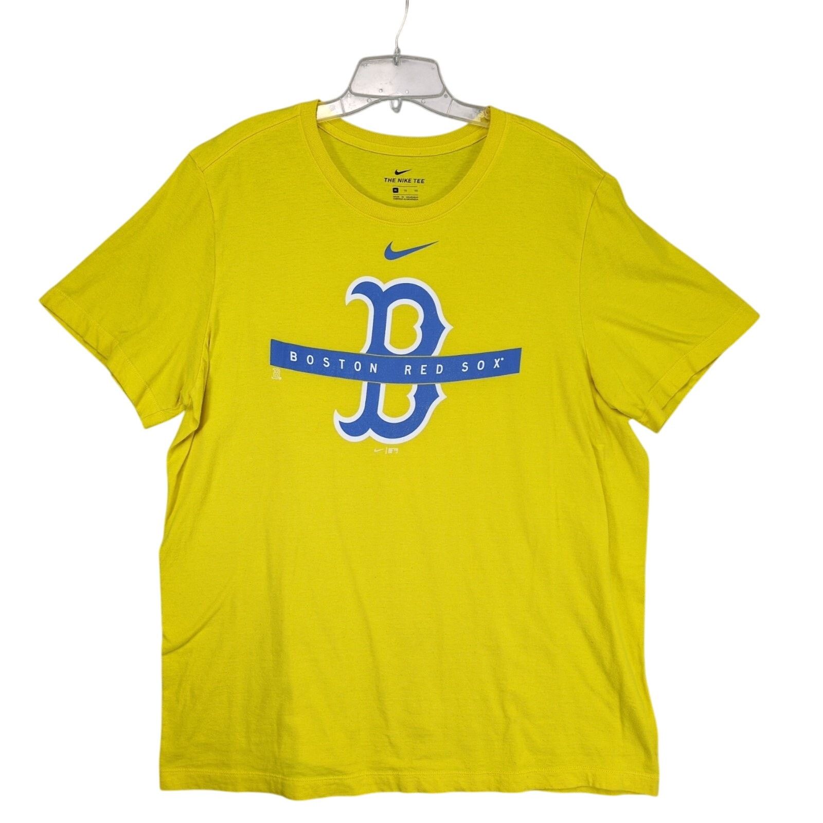 Nike The Nike Tee Boston Red Sox Men's XL Yellow T-Shirt Size US XL / EU 56 / 4 - 1 Thumbnail