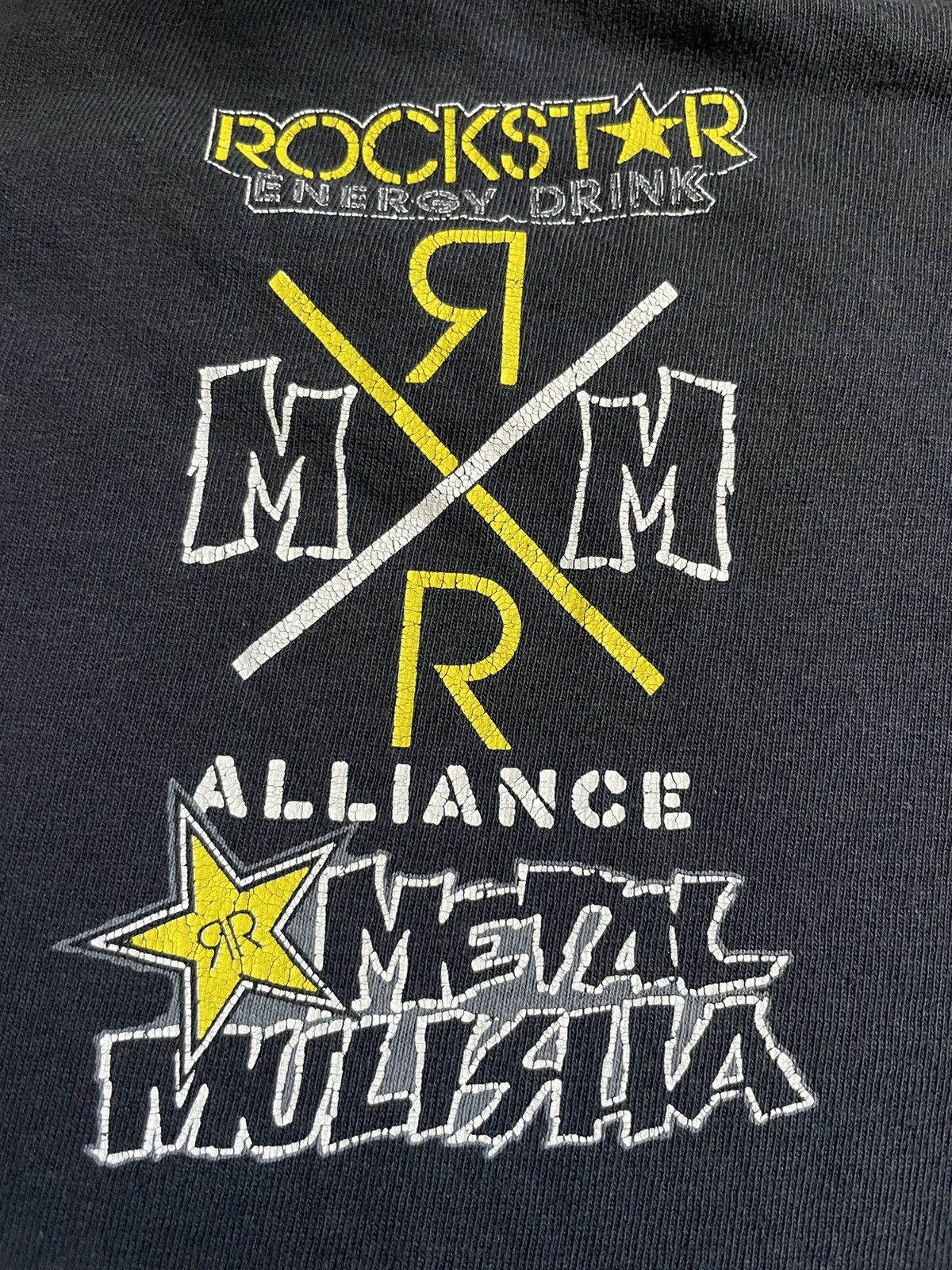 Metal Mulisha Vintage 00’s Metal Mulisha Rockstar Word Domination T-Shirt Size US L / EU 52-54 / 3 - 6 Thumbnail
