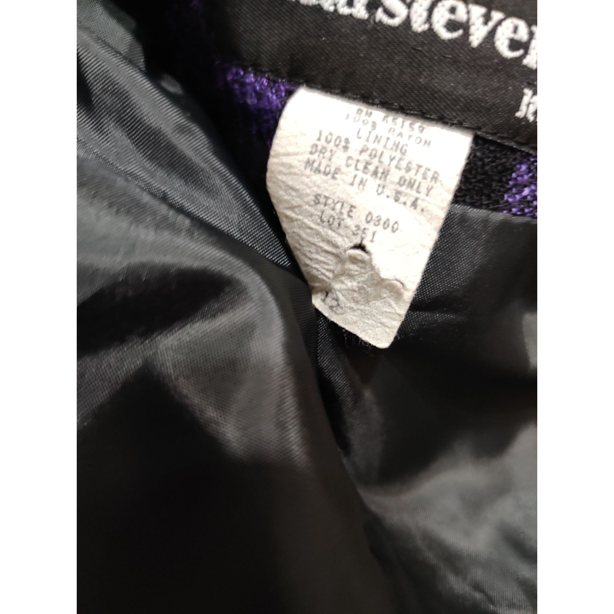 Vintage Vintage Chad Stevens 12 Purple Plaid Double Breasted Power S Size XL / US 12-14 / IT 48-50 - 7 Thumbnail