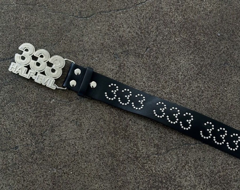 Drain Gang × Half Evil × Yung Lean Half Evil 333 - Logo Buckle Vegan ...