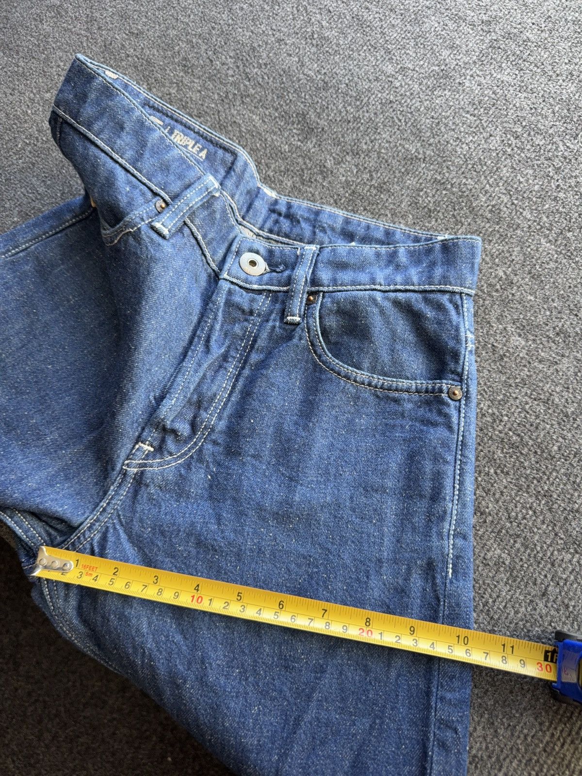 G-Star Vintage 00s Y2K G-Star RAW Triple A Straight Dark Blue Jeans Size 26" / US 2 / IT 38 - 24 Thumbnail