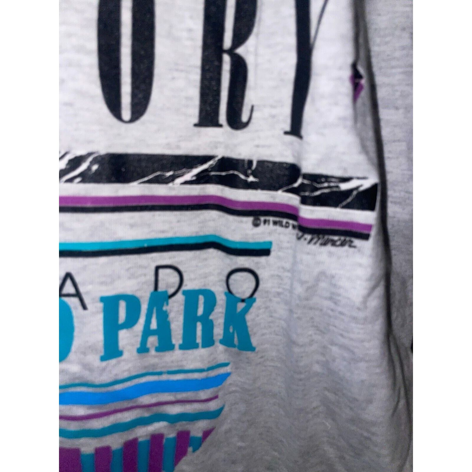Signal Sport Vintage Purgatory Shirt Baywood Park CO Test Print Ski 90s L Size US L / EU 52-54 / 3 - 8 Thumbnail