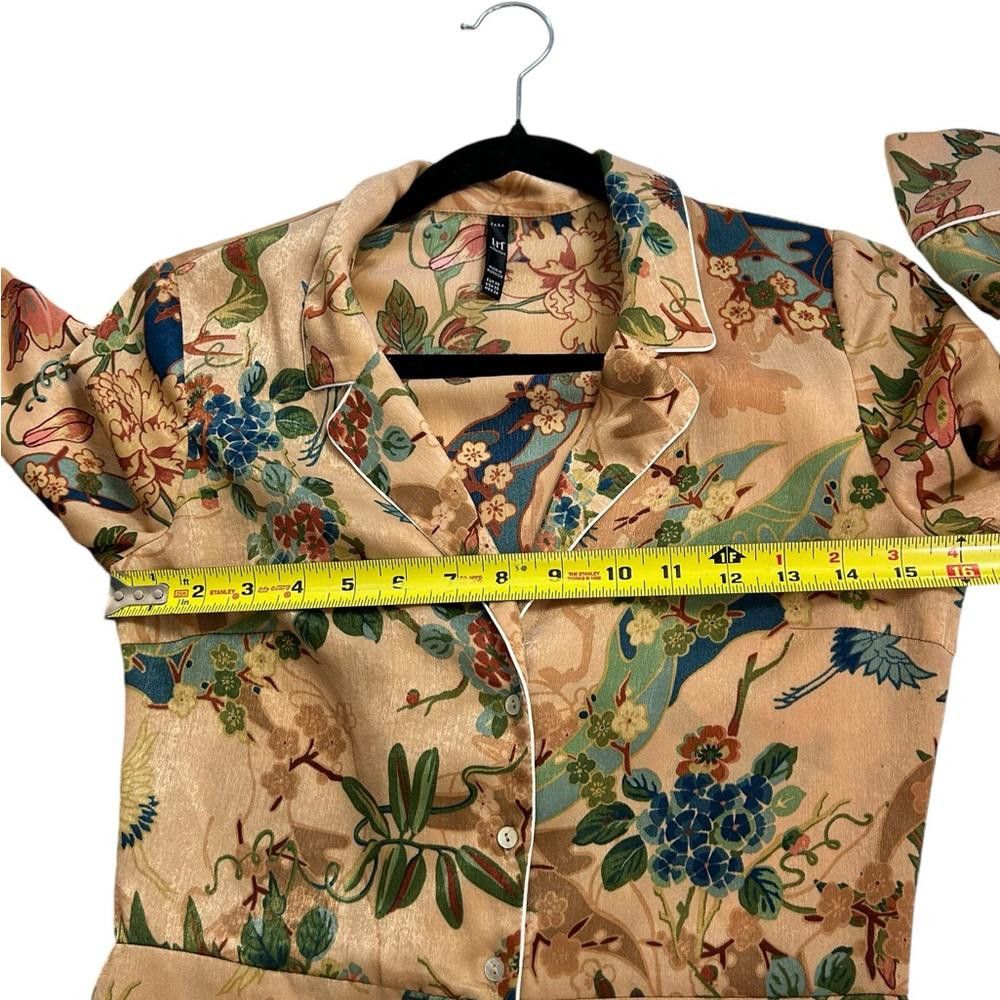 Zara Zara l Satin Floral Button Down Kimino Duster/Dress XS Size XS / US 0-2 / IT 36-38 - 6 Thumbnail