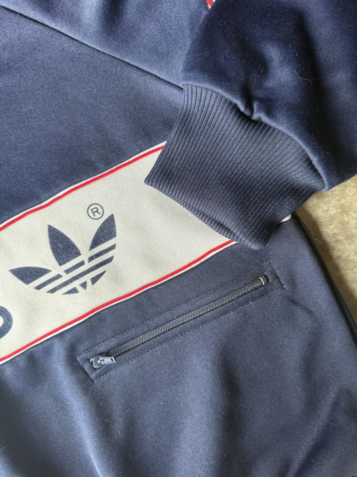 Adidas Adidas 1/4 Zip Up Jacket Size X - Large (20) Size US XL / EU 56 / 4 - 2 Thumbnail