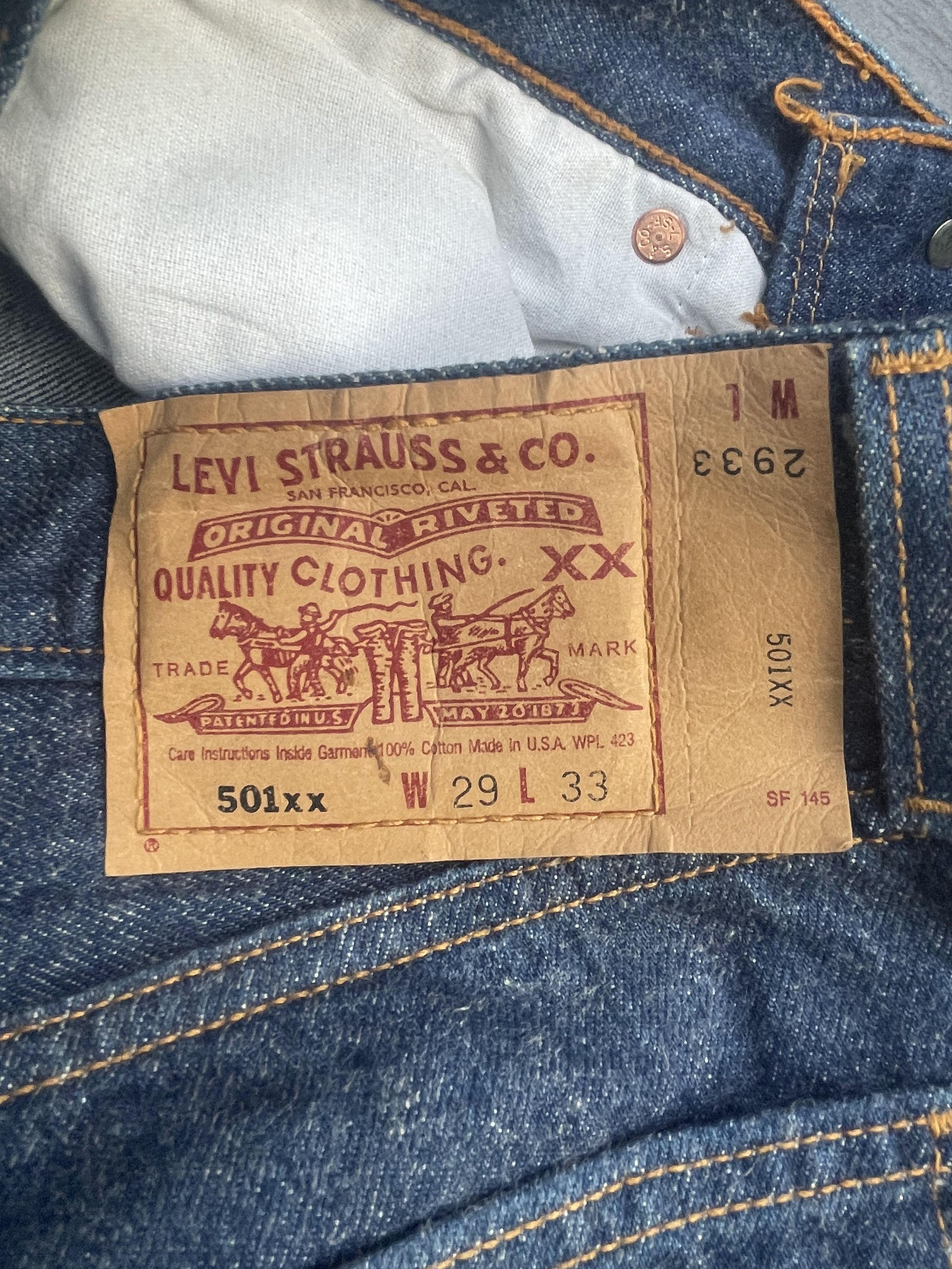 Levi's Vintage 1996 Levis 501 XX e Usa Size US 28 / EU 44 - 8 Thumbnail