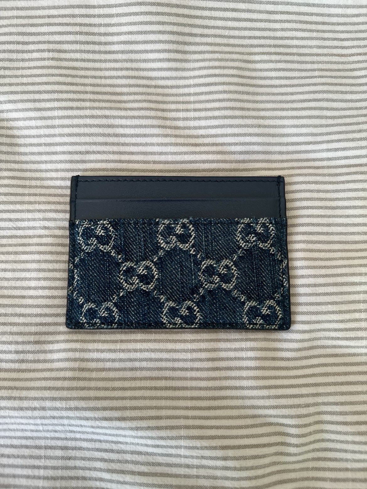 Gucci Gucci Cardholder Denim Size ONE SIZE - 1 Thumbnail