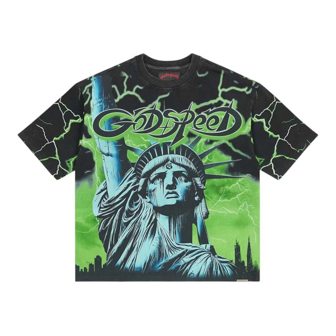 Godspeed Voltage Black Lime Tee Size US XXL / EU 58 / 5 - 1 Thumbnail