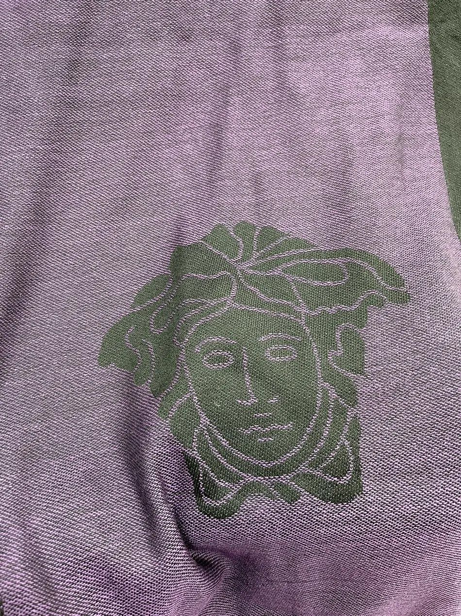 Versace Versace Lana Wool Big Medusa Logo Scarf Size ONE SIZE - 2 Thumbnail
