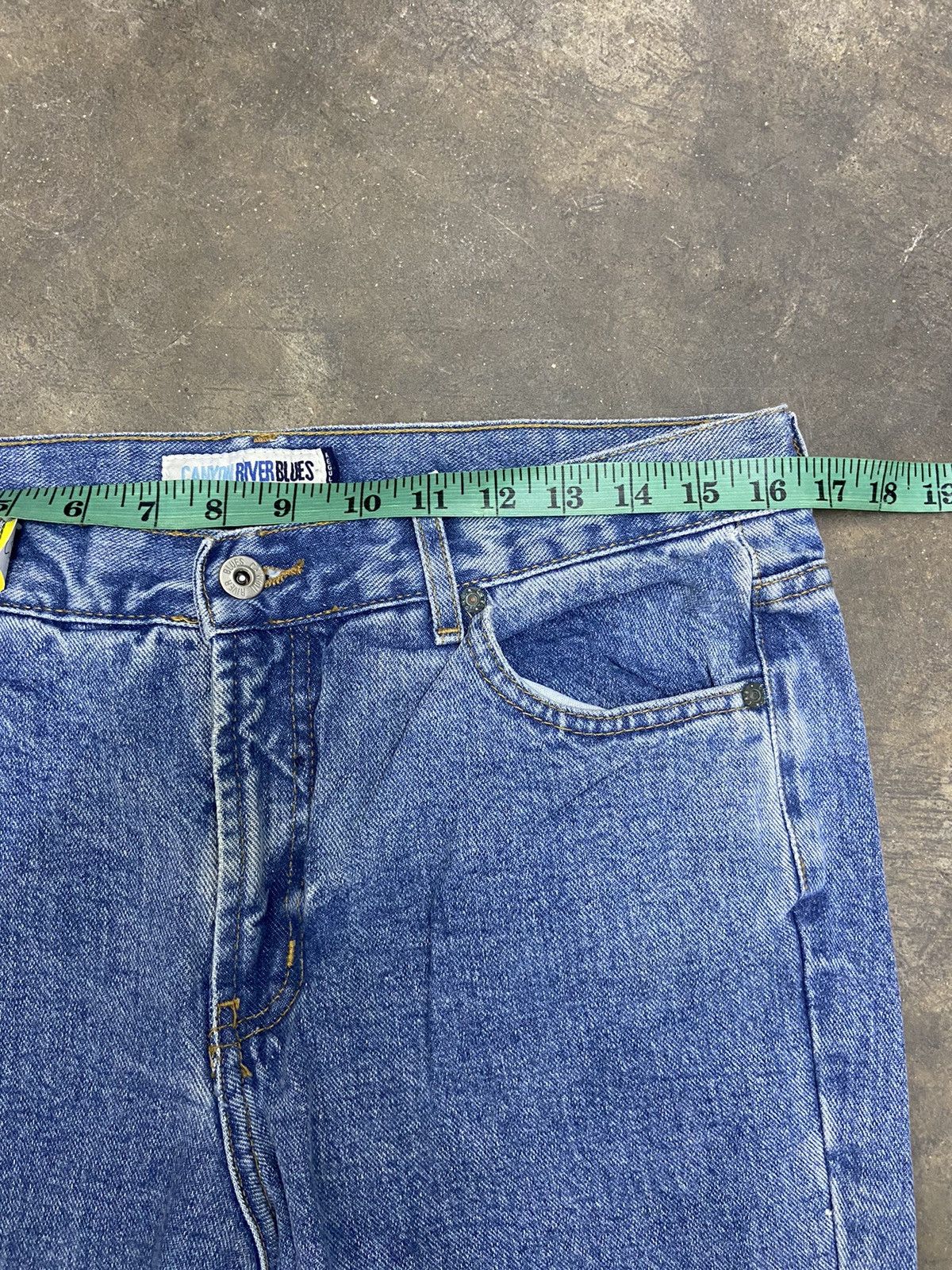 If Six Was Nine 🔥 Canyon River Blues flare jeans Size US 33 - 14 Thumbnail