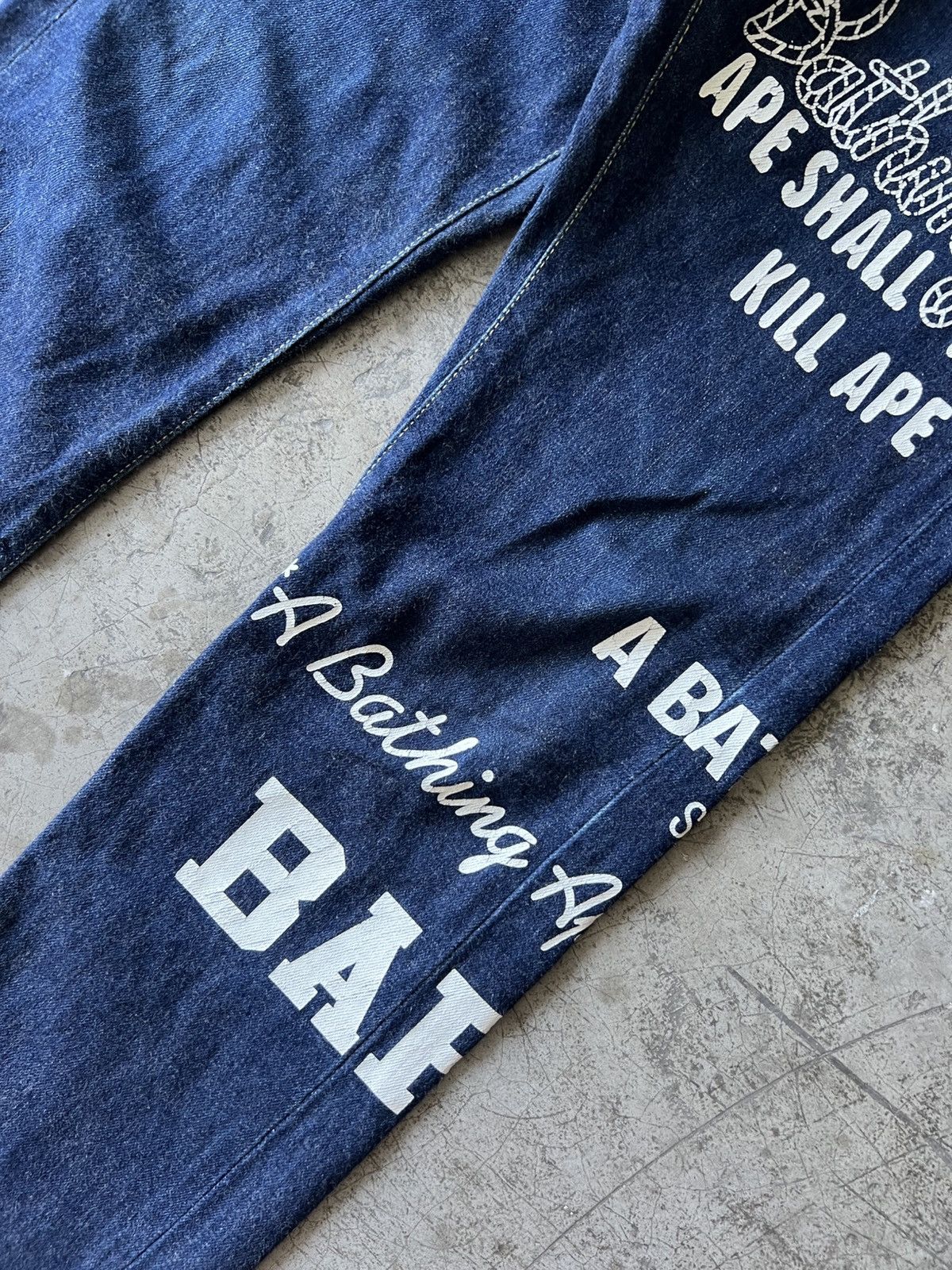 Bape Bape - 2008 Type 5 Selvedge Denim Jeans Size US 32 / EU 48 - 5 Thumbnail