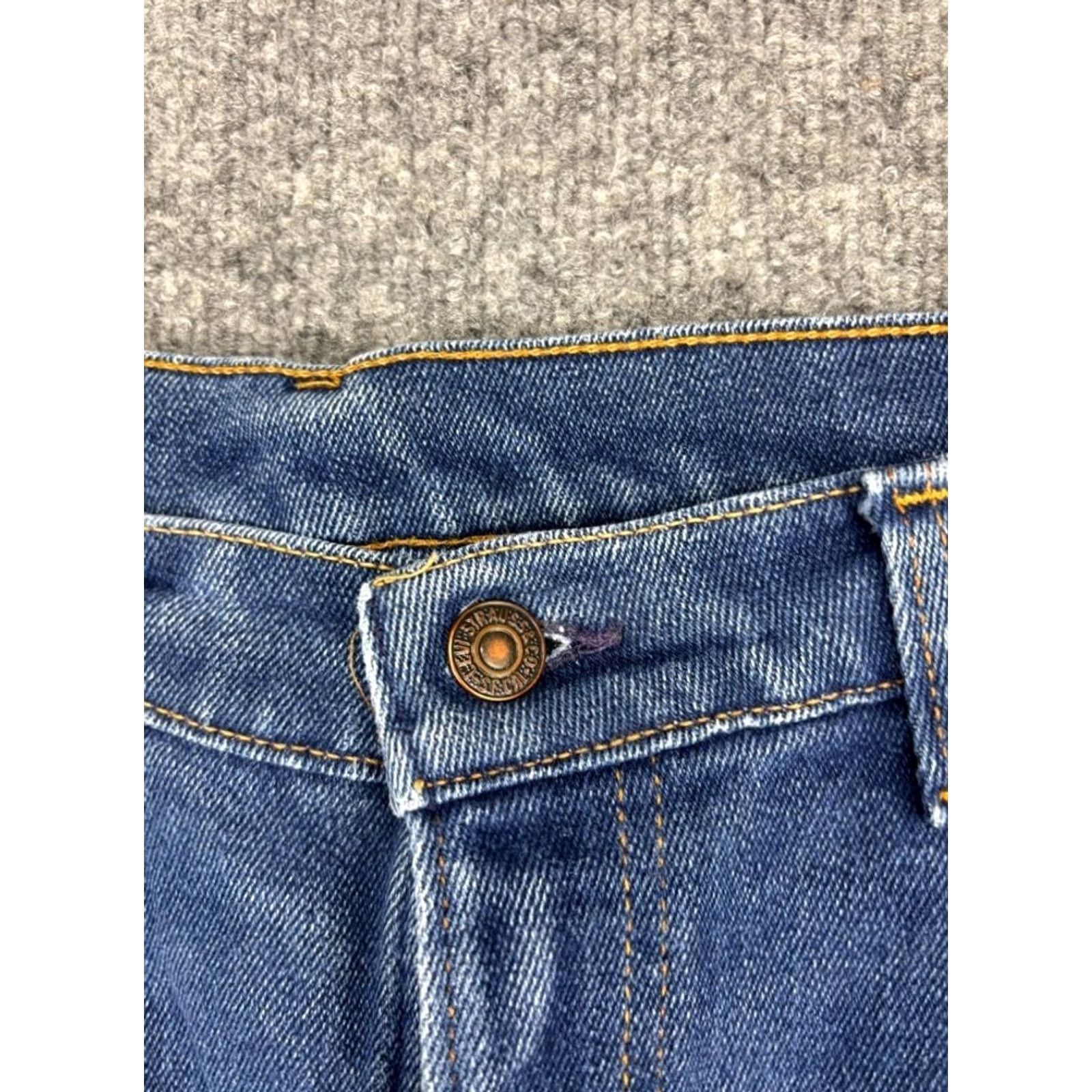 Levi's VINTAGE Levi's Orange Tab Jeans Mens W36 x L27 Bootcut 80s USA Made Regular Denim Blue 27 Inseam Boys? Size US 36 / EU 52 - 2 Thumbnail
