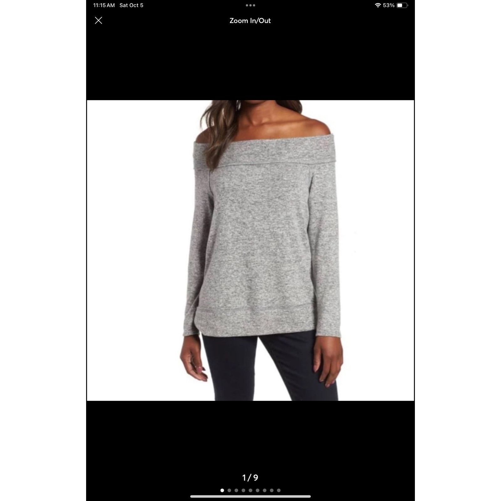 & Other Stories Gibson off shoulder sweater, S Size S / US 4 / IT 40 - 1 Thumbnail