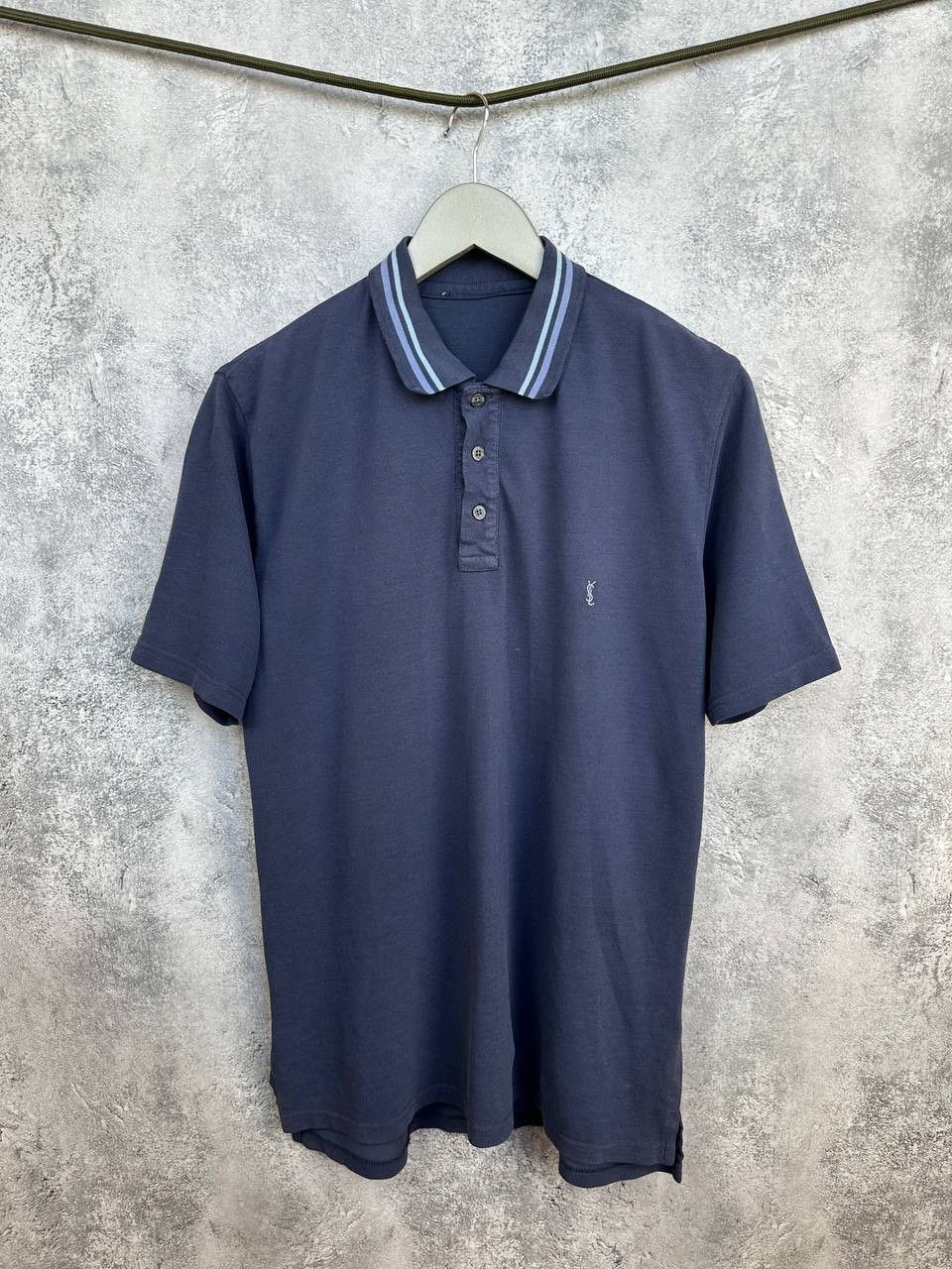 Yves Saint Laurent YSL Twin Tipped Polo Shirt Vintage 90s