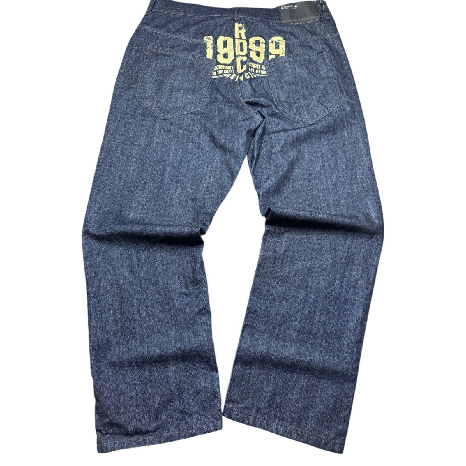 Rocawear Y2k Rocawear Loose Fit denim Mens jeans Size 40x32 skater Size US 40 / EU 56 - 2 Thumbnail