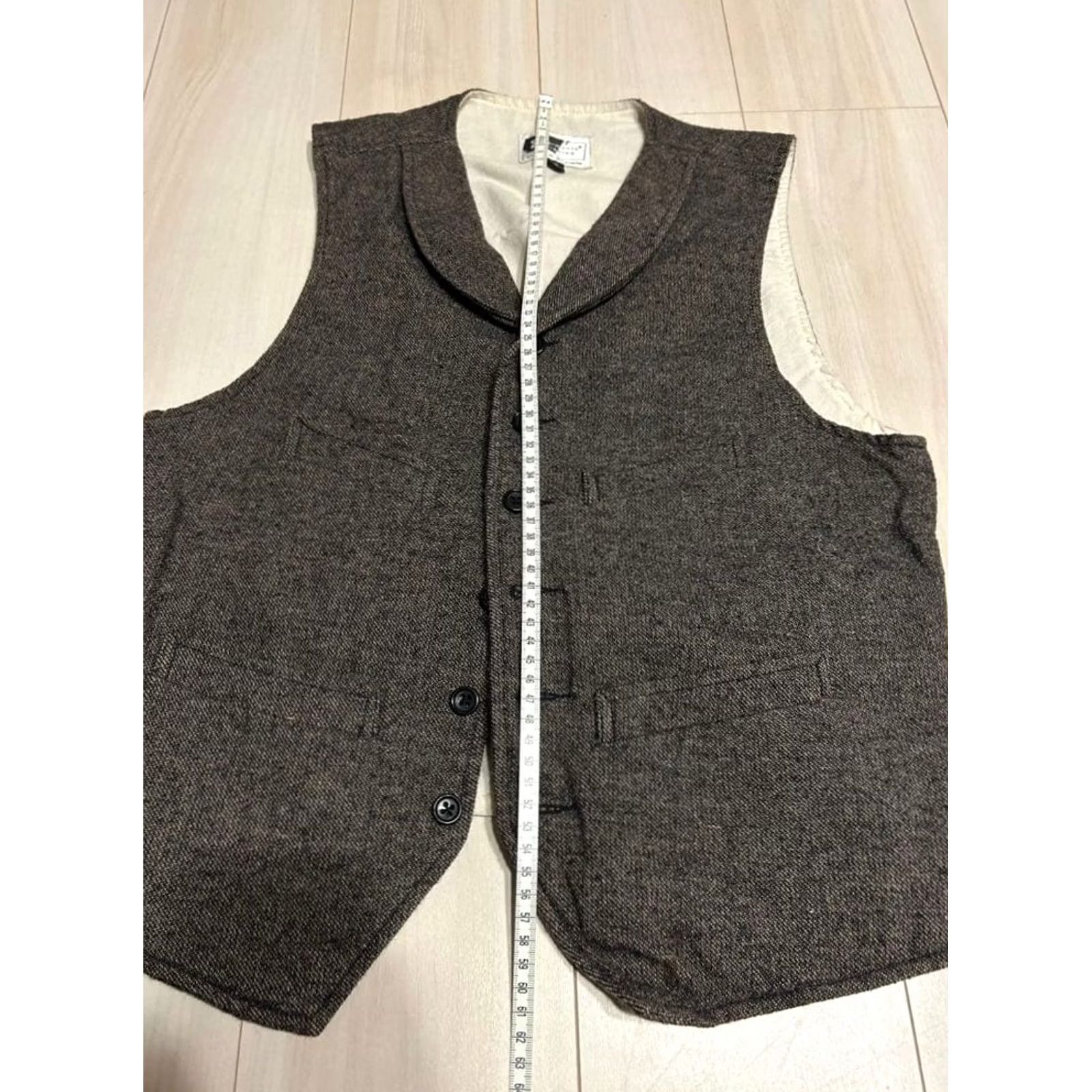Engineered Garments ENGINEERED GARMENTS BEDFORD VEST - GREIGE - S - COTTON - 100% AUTH Size US S / EU 44-46 / 1 - 6 Thumbnail