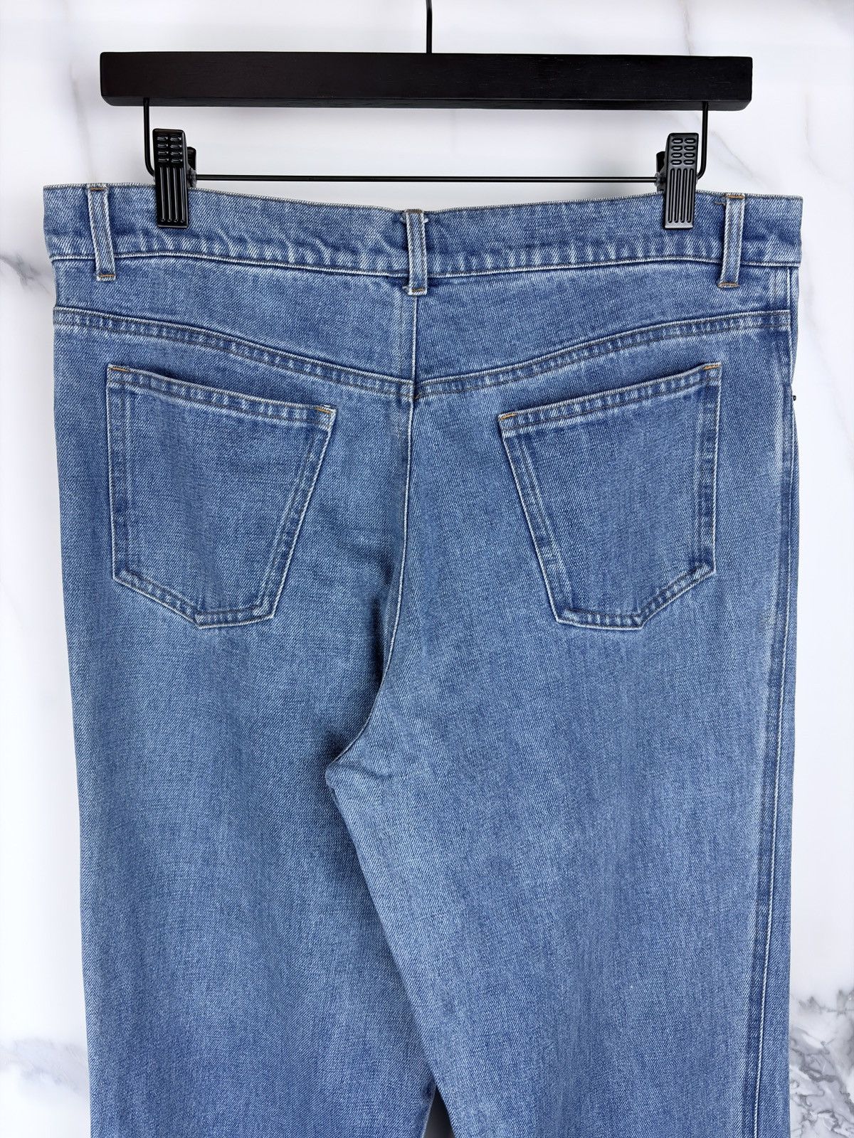 Raf Simons SS05 Raf Simons Bootcut Raw Hem Faded Blue Denim Jeans Size US 32 / EU 48 - 3 Thumbnail
