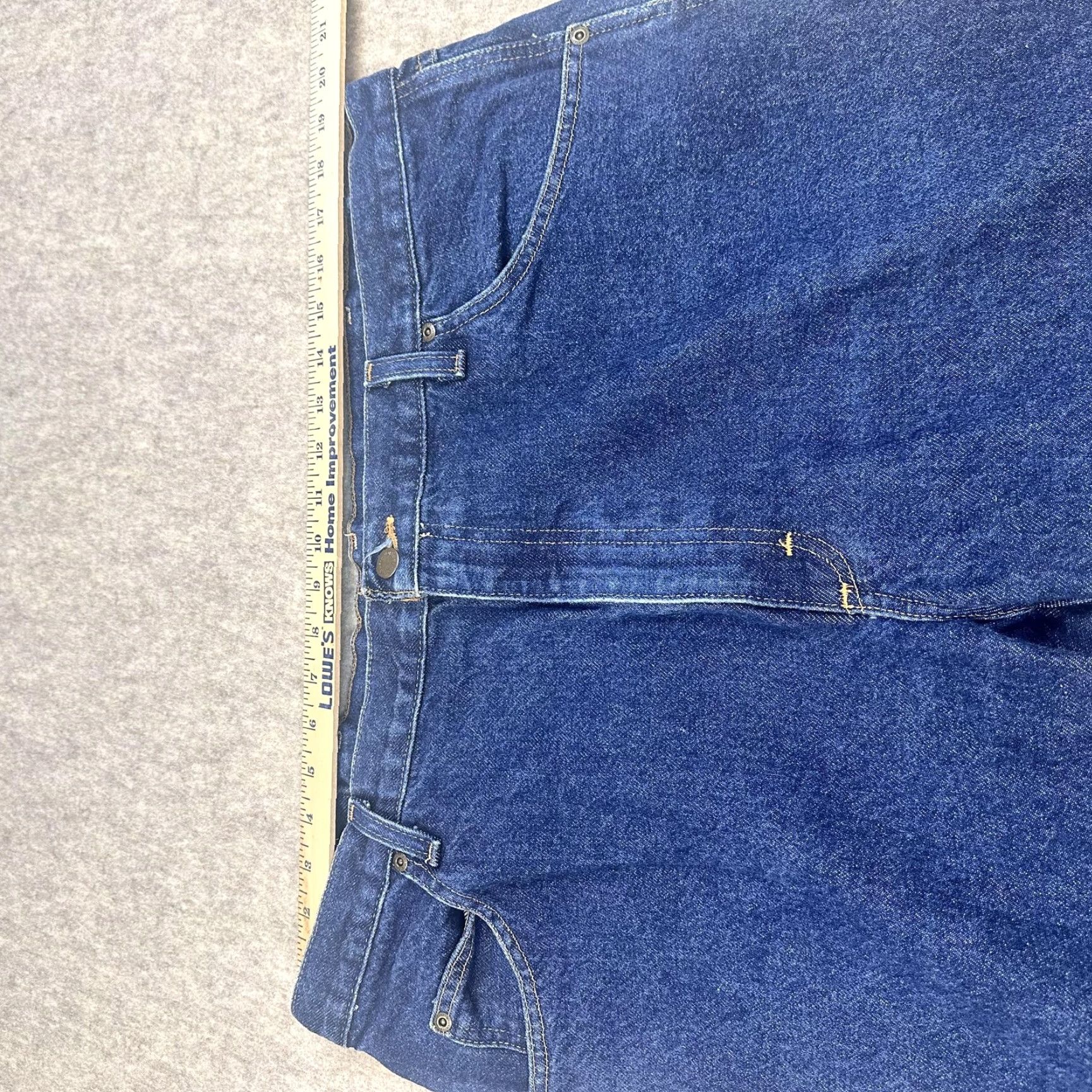 Wrangler Wrangler Jeans Mens 40x30 Blue Comfort Fit Straight Leg Zip Fly Denim 96501MR Size US 40 / EU 56 - 3 Thumbnail