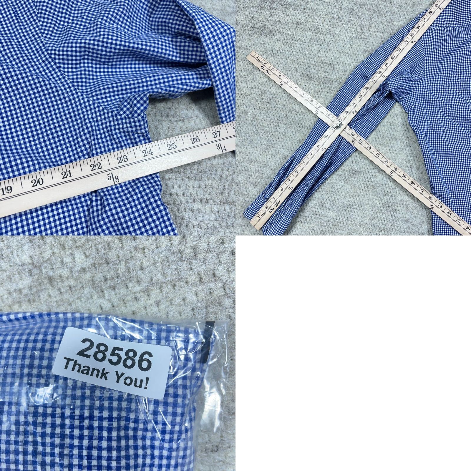Ralph Lauren Ralph Lauren Shirt Men XL Blue Red Button Up Gingham Check Poplin Dress Casual Size US XL / EU 56 / 4 - 8 Thumbnail