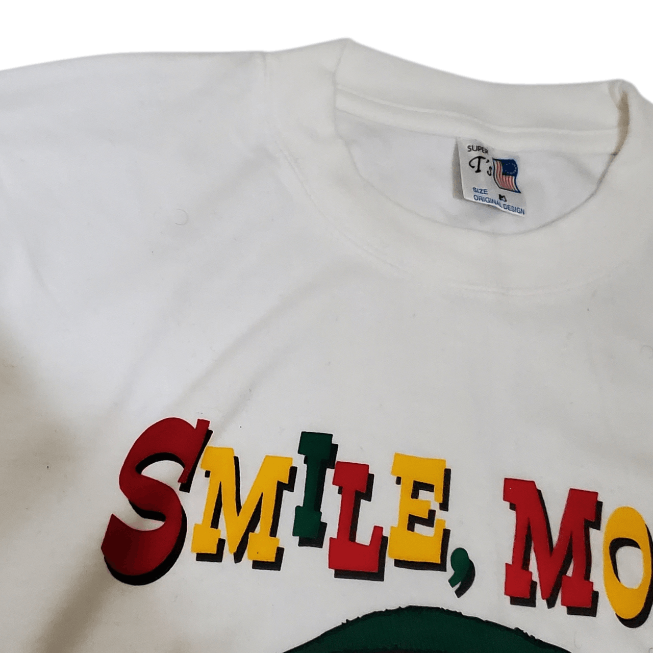 Vintage 90s Jamaica "Smile Mon" T-Shirt Size US L / EU 52-54 / 3 - 3 Thumbnail