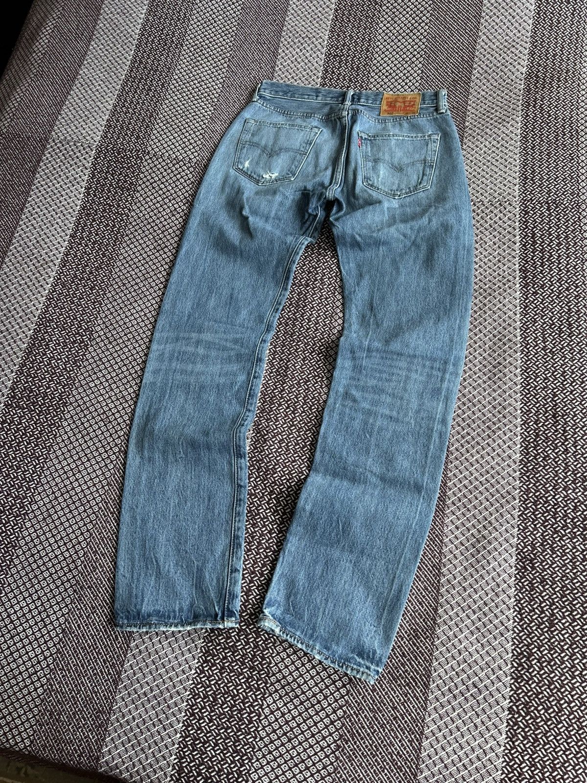 Levi's Vintage Levis 501 Wash Distressed Denim Jeans Size 30 Solid Size US 30 / EU 46 - 2 Thumbnail