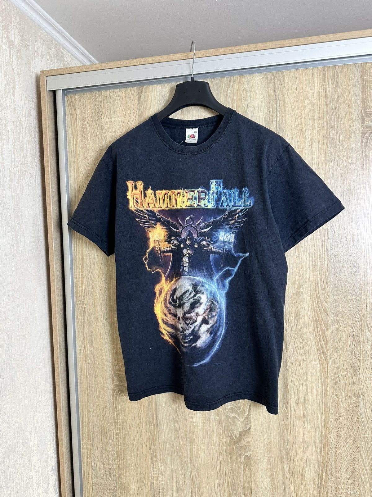 Band Tees 🔥 Vintage 2009 HammerFall Tour Metal Band Tee Shirt Size US L / EU 52-54 / 3 - 1 Thumbnail