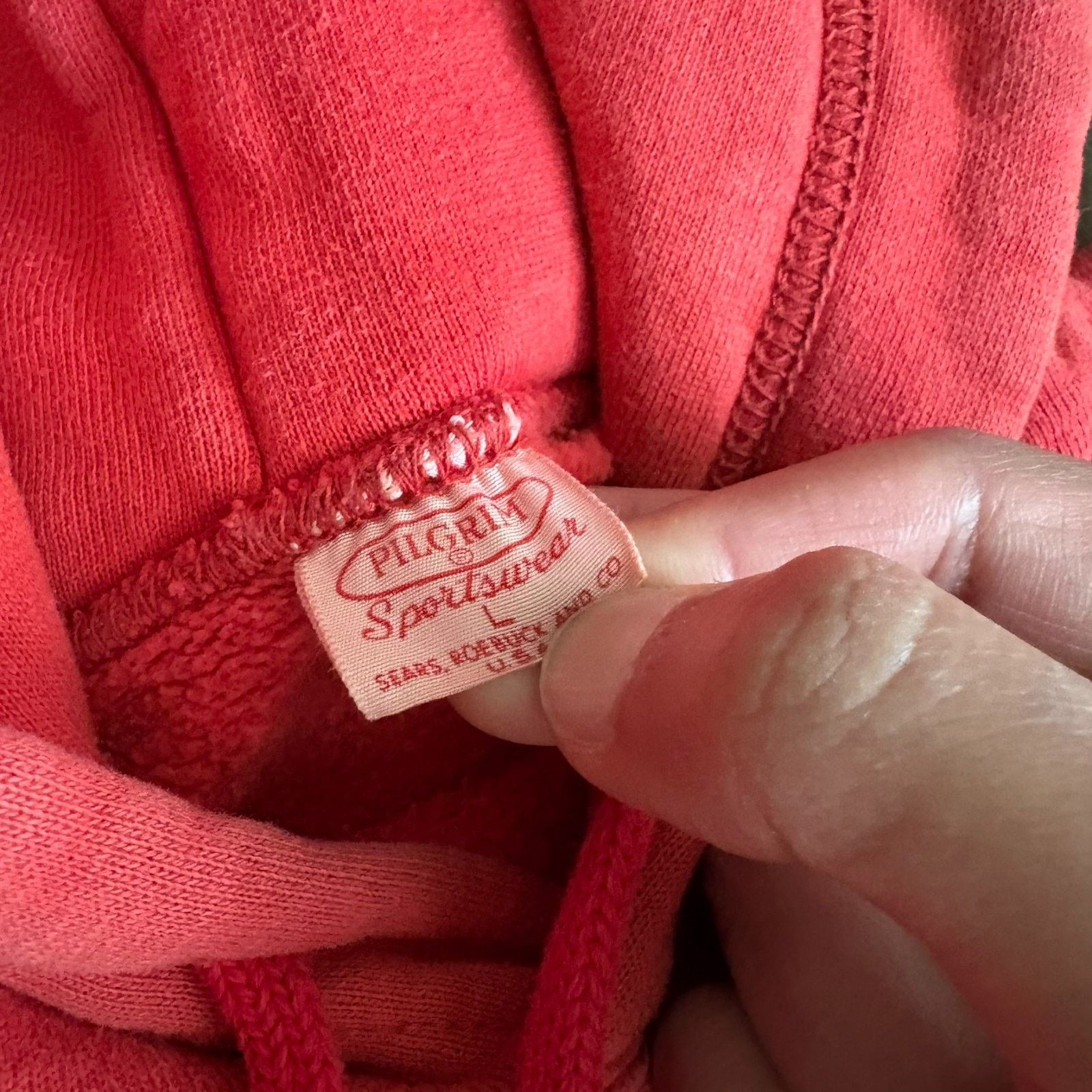 Vintage Vintage 1960s Pilgrim Sportswear Hoodie Size M 20x28 Sweat Size US M / EU 48-50 / 2 - 2 Thumbnail
