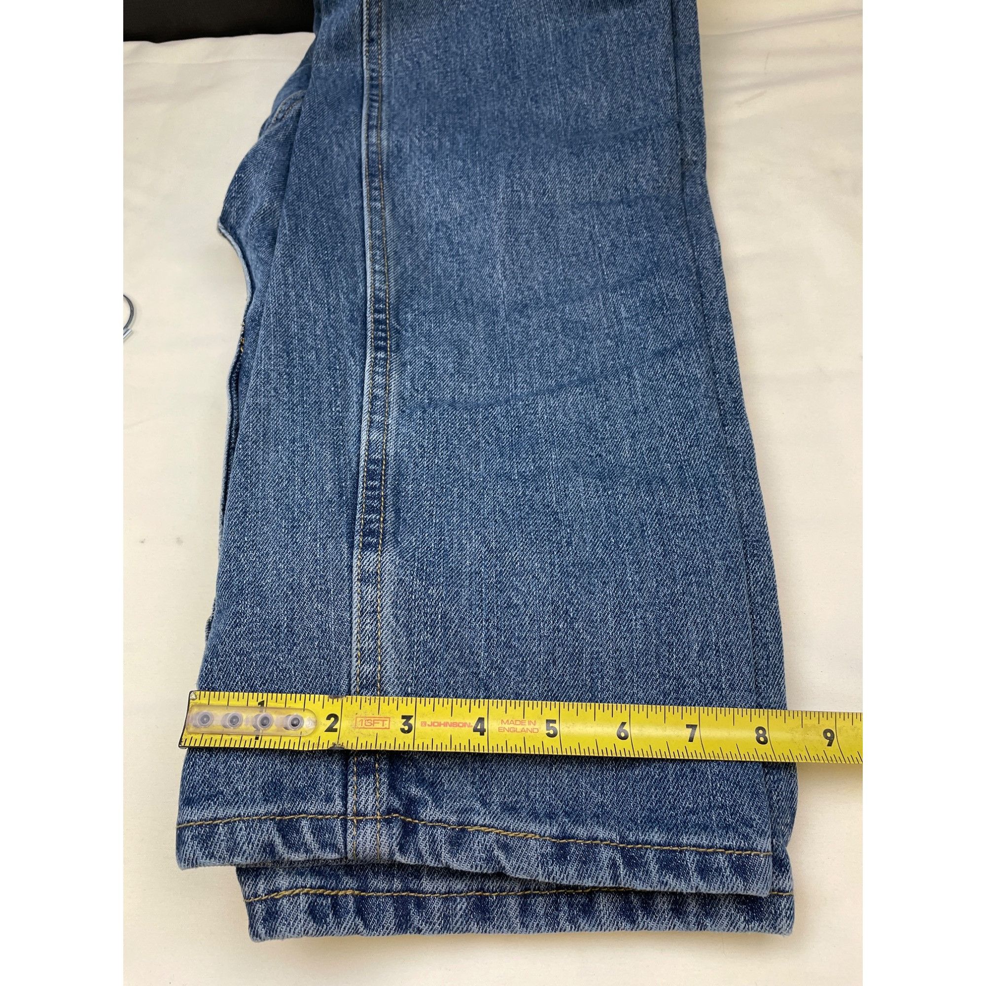 Lee Lee Men's Blue Jeans Relaxed Fit Straight Leg Size 30W X 36I Size US 30 / EU 46 - 6 Thumbnail